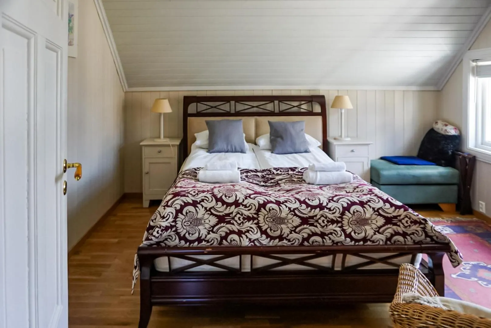 Bed in Vik Pensjonat