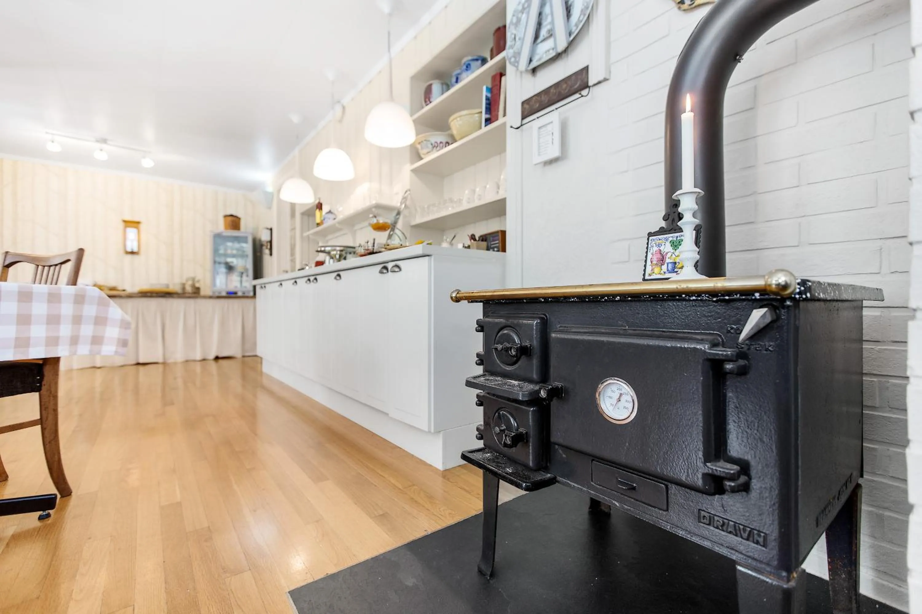 stove in Vik Pensjonat