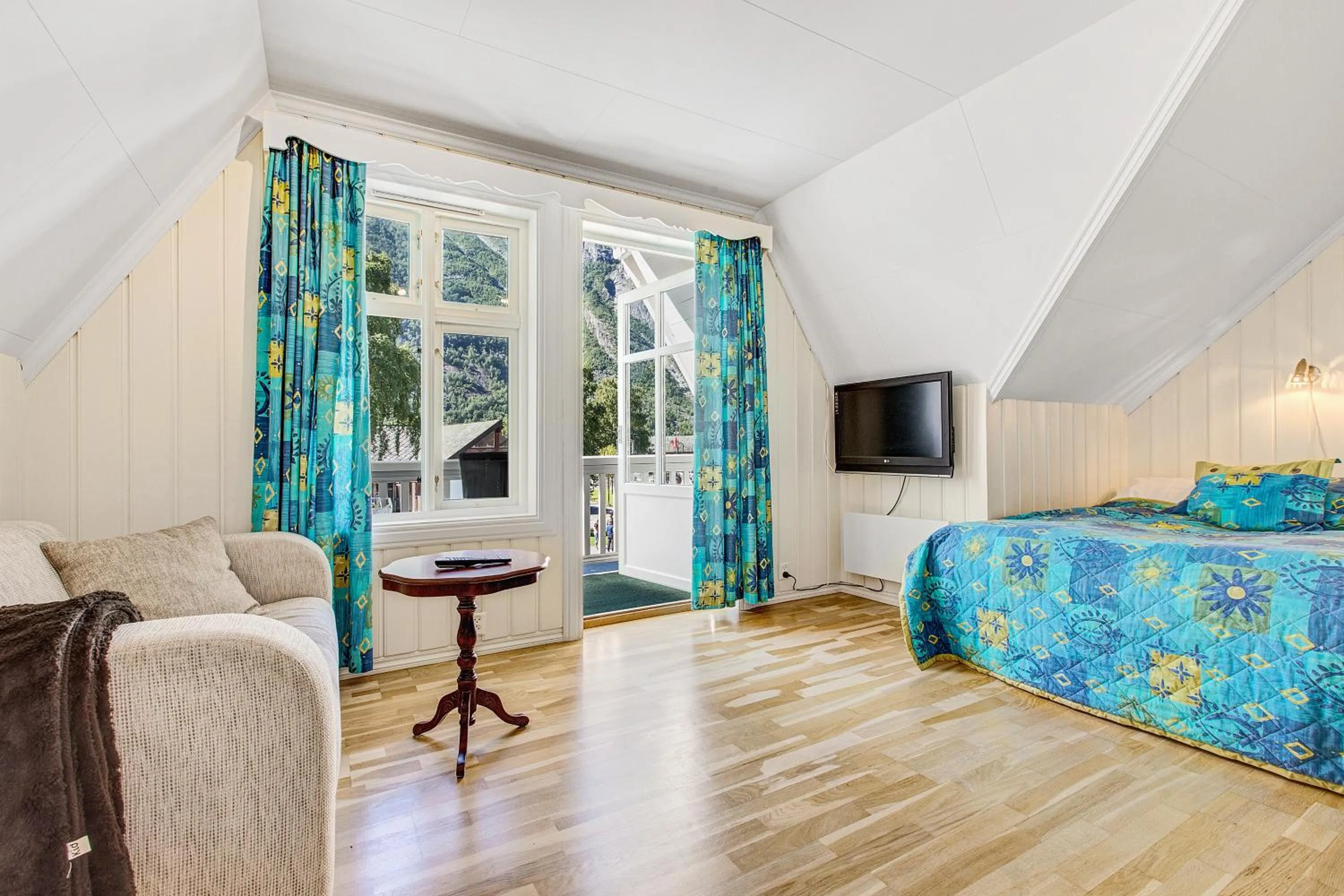 Bed in Vik Pensjonat