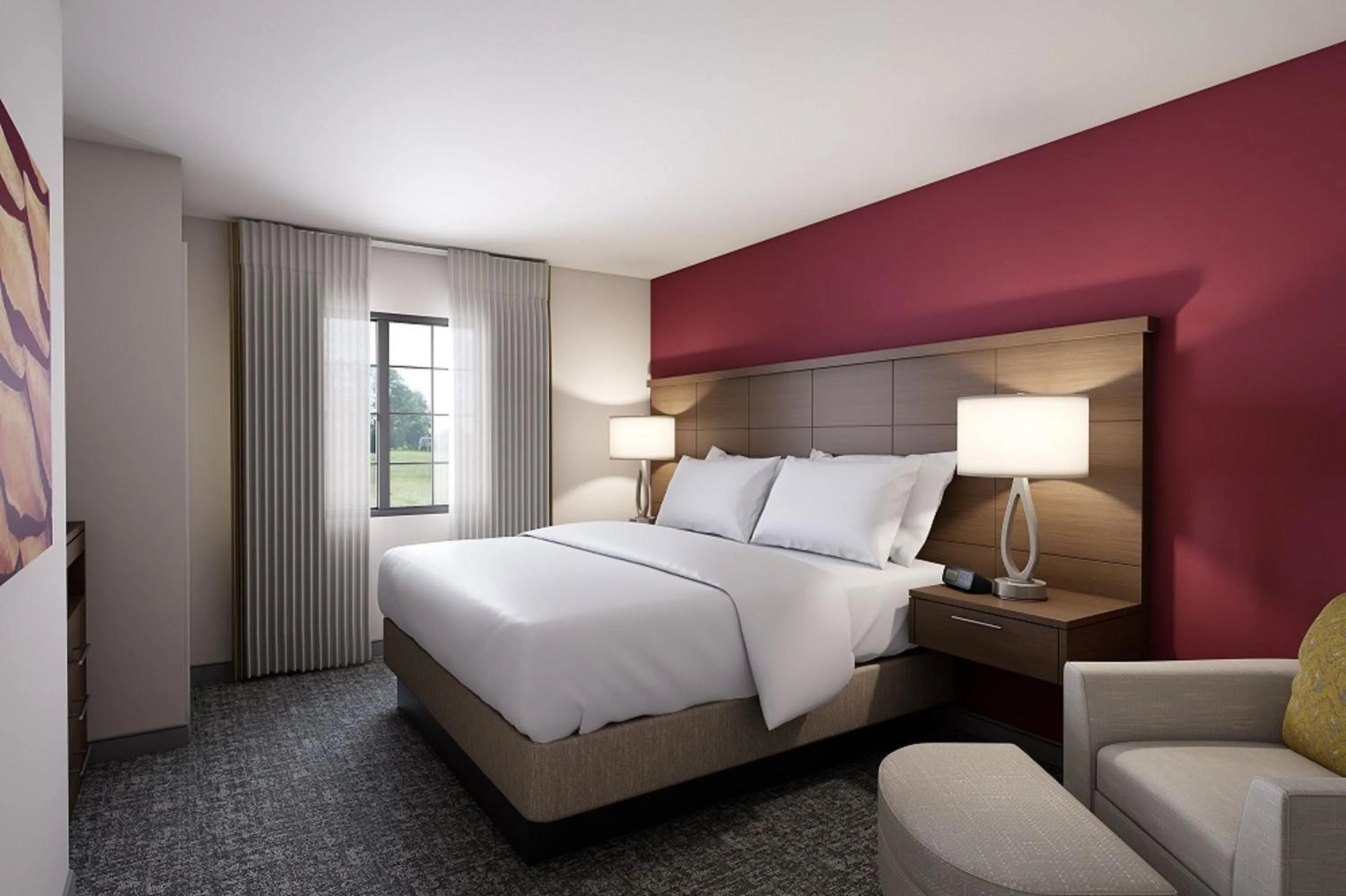 Bed in Staybridge Suites Charlottesville Airport by IHG