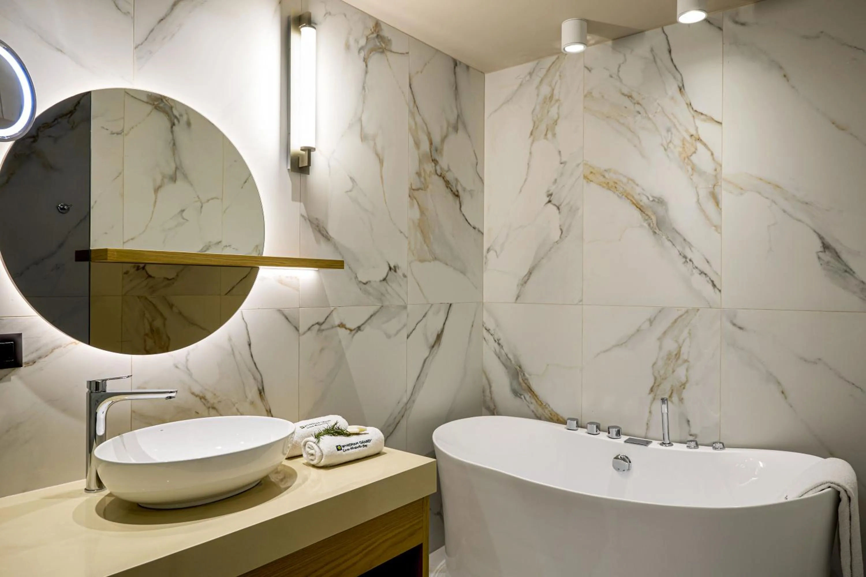 Bathroom in Wyndham Grand Crete Mirabello Bay