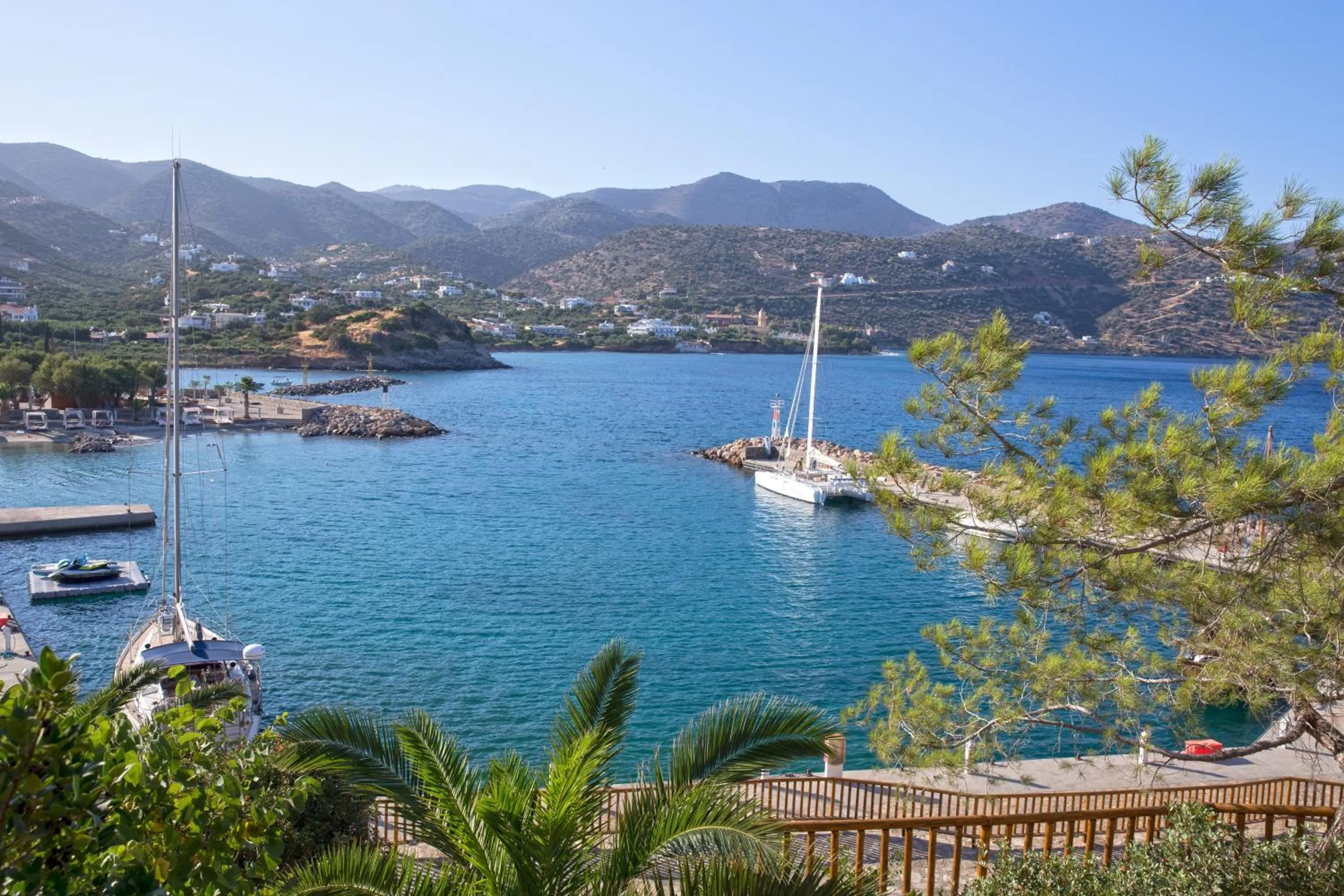 Natural landscape in Wyndham Grand Crete Mirabello Bay
