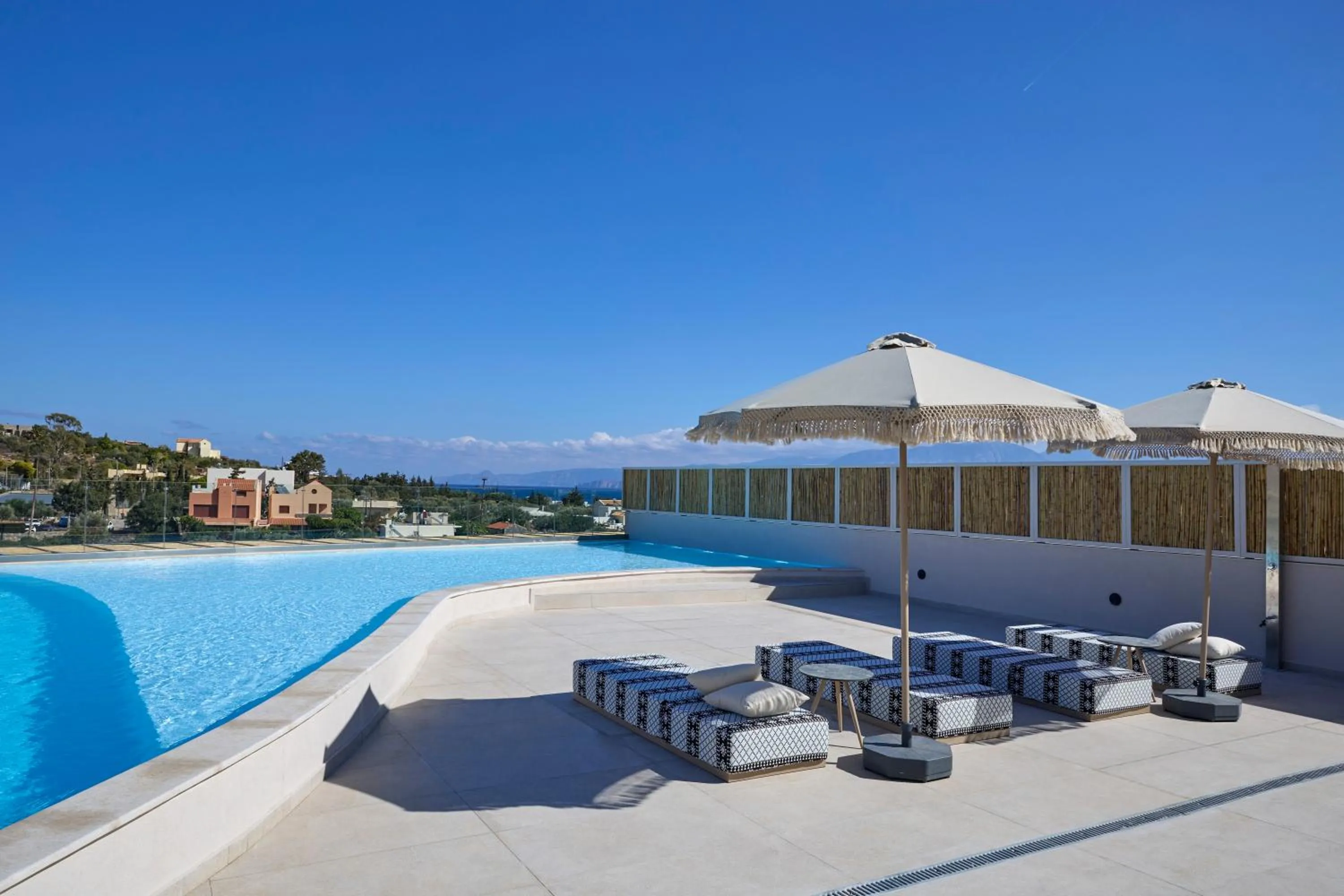 Pool view in Wyndham Grand Crete Mirabello Bay