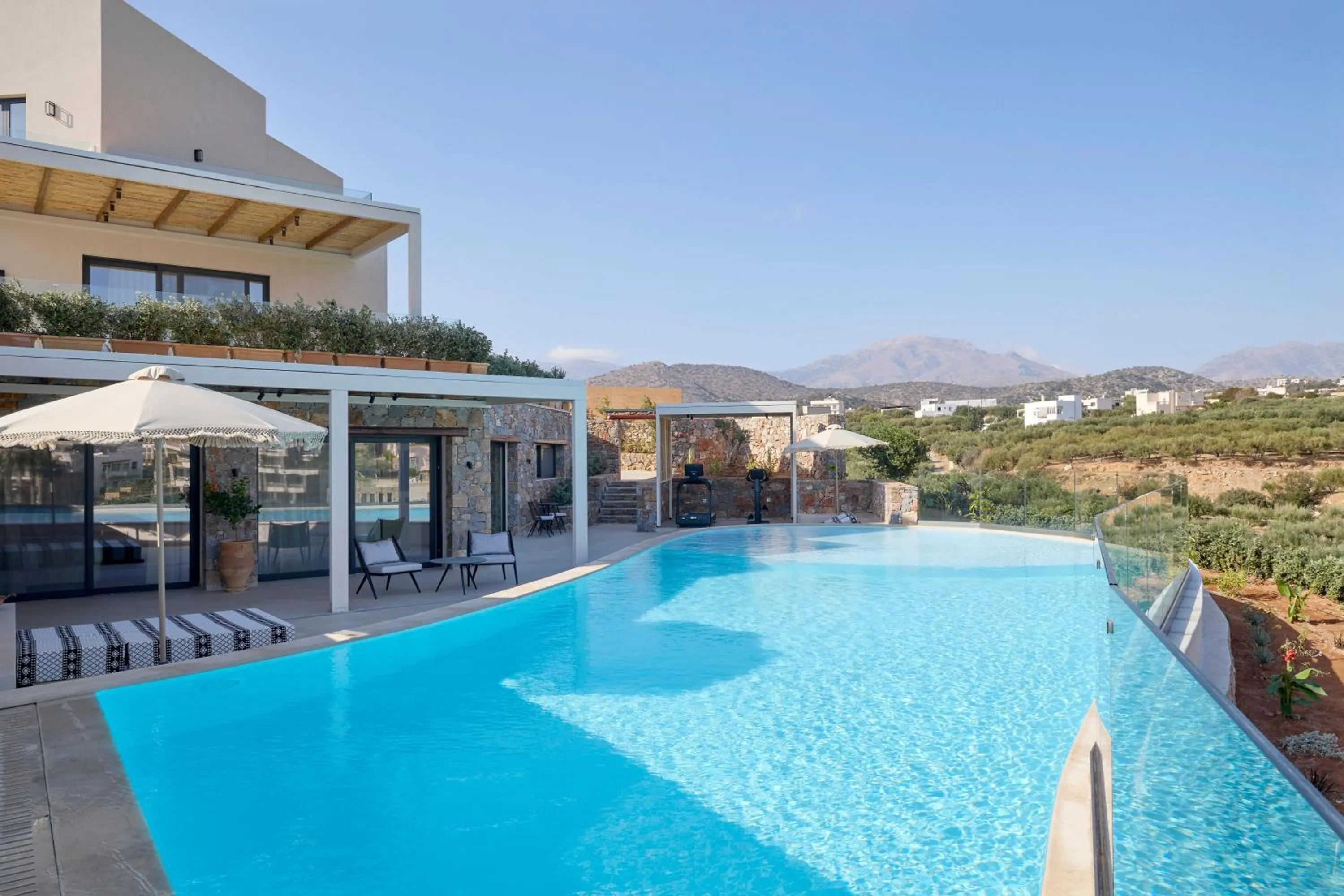 Pool view in Wyndham Grand Crete Mirabello Bay
