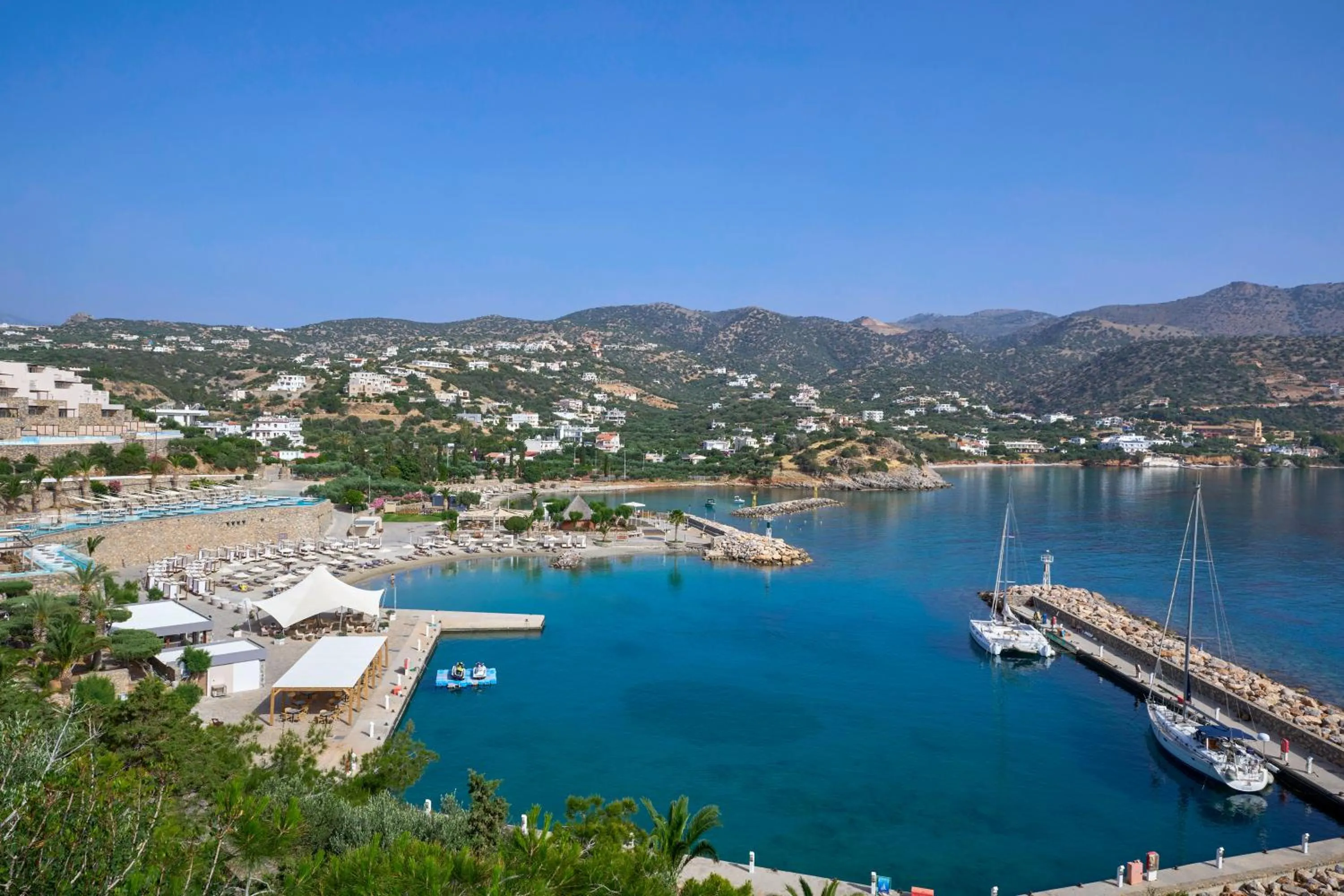 Natural landscape in Wyndham Grand Crete Mirabello Bay