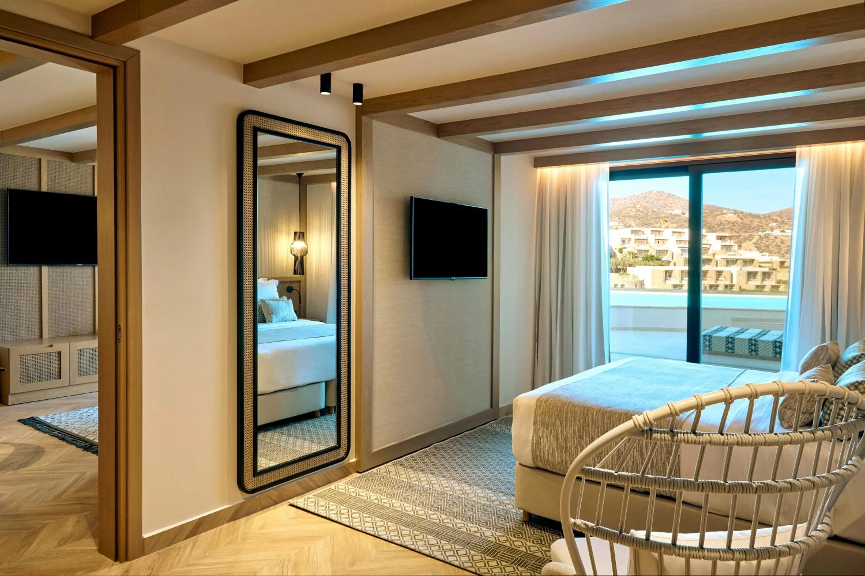 Bed in Zeus Eleva Mirabello Bay