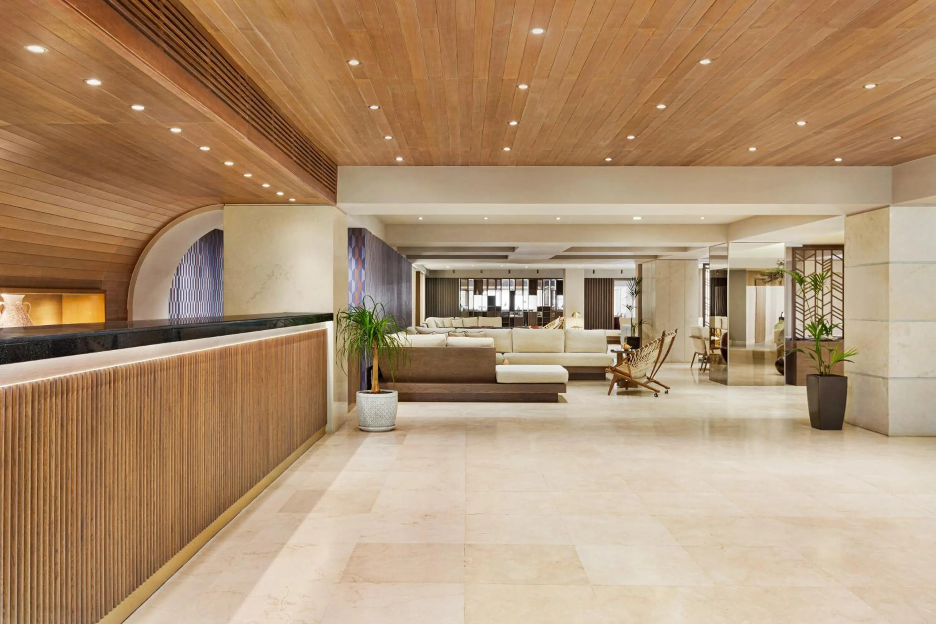 Living room in Wyndham Grand Crete Mirabello Bay