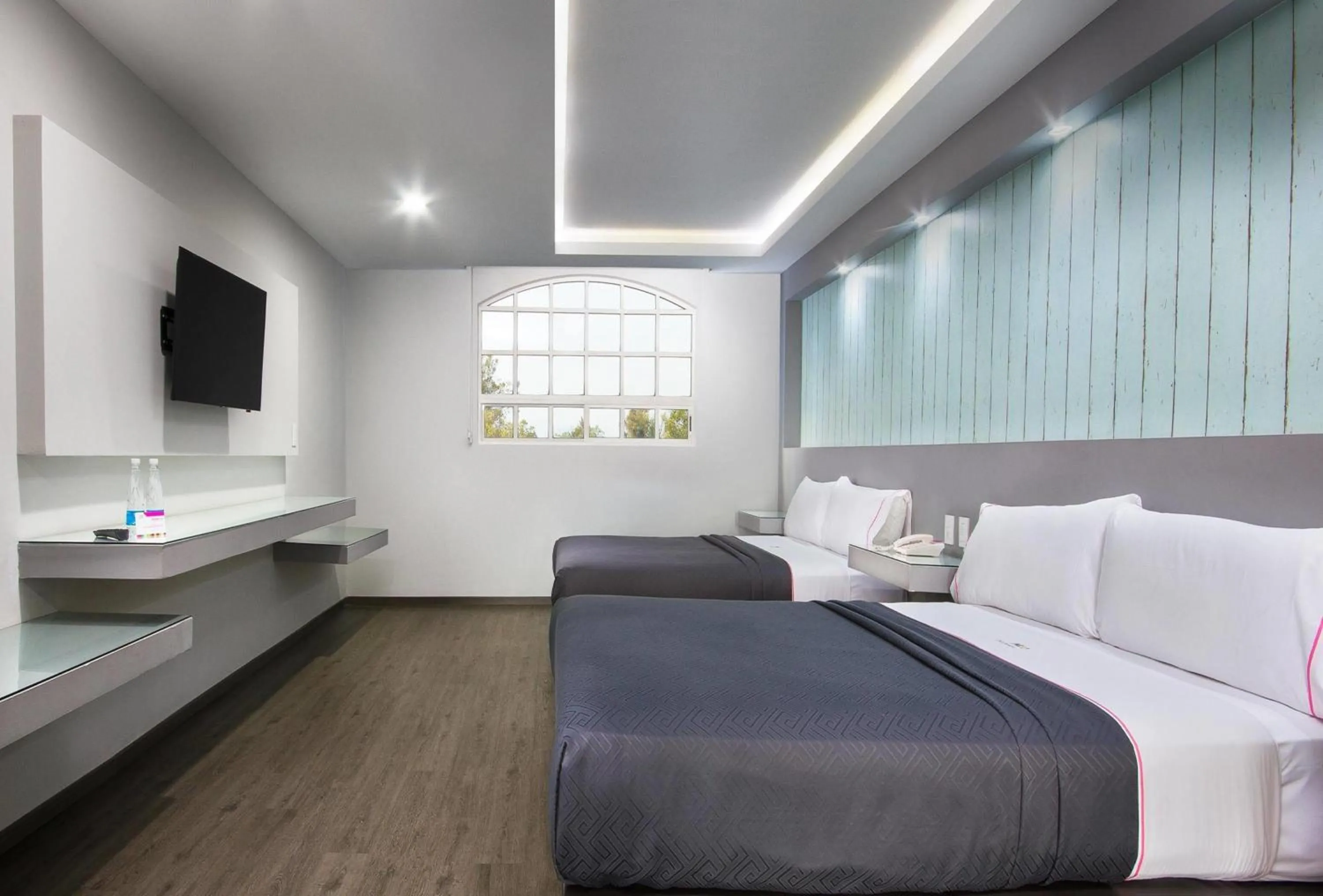 Photo of the whole room, Bed in Hotel MX congreso CDMX, Trademark Collection by Wyndham