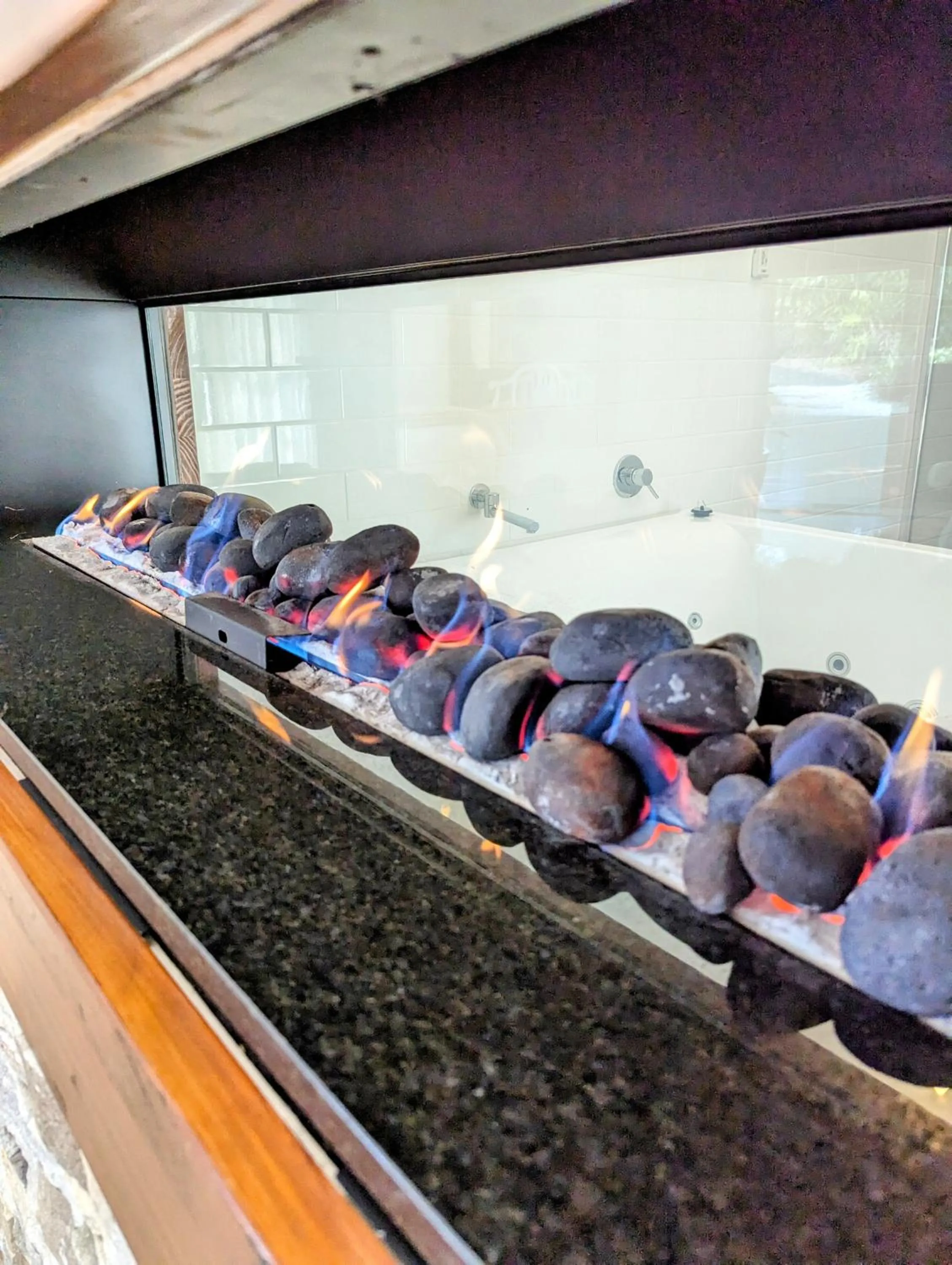 fireplace in Austinvilla Estate