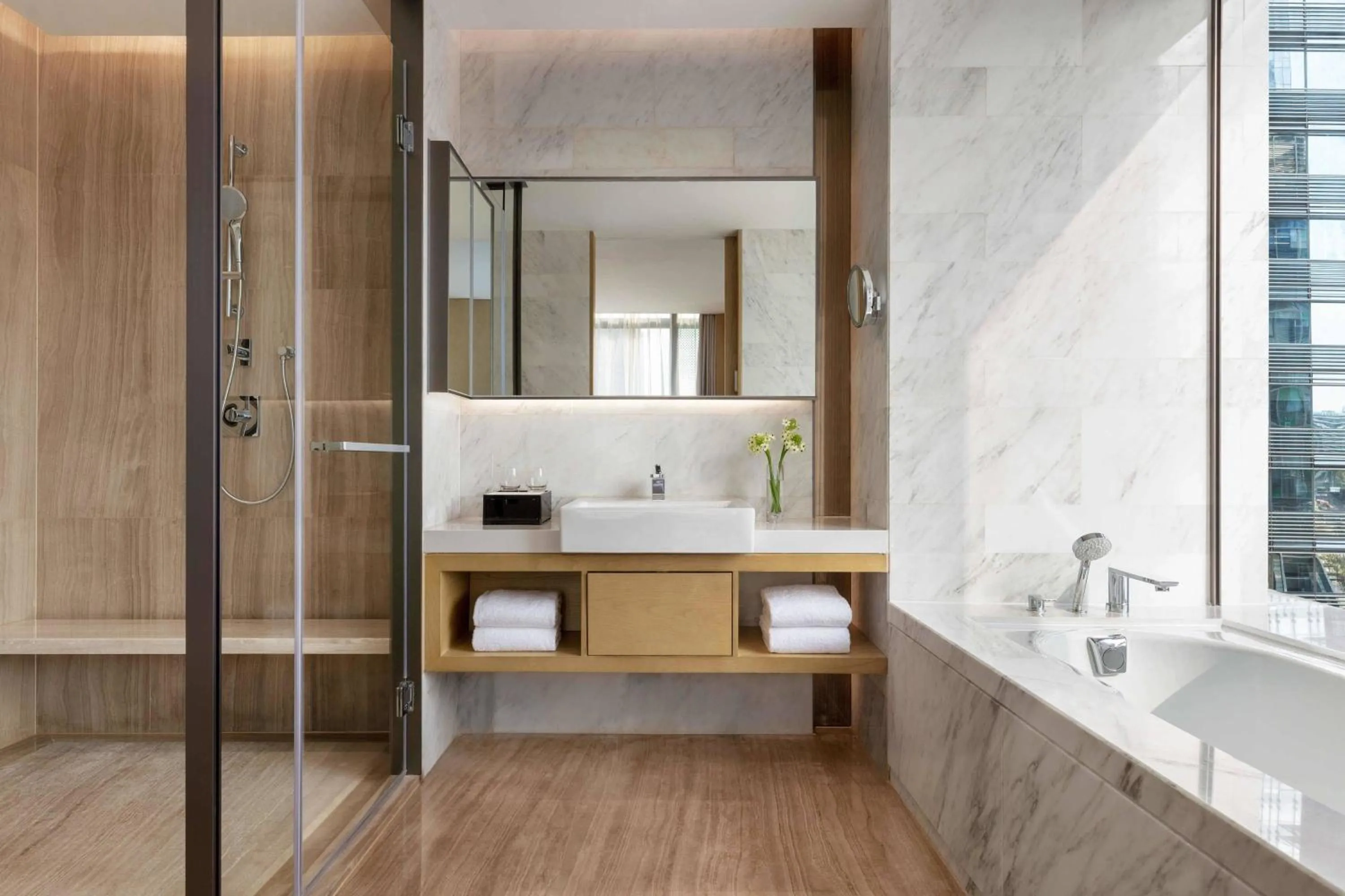 Bathroom in Courtyard by Marriott Shenzhen Bay