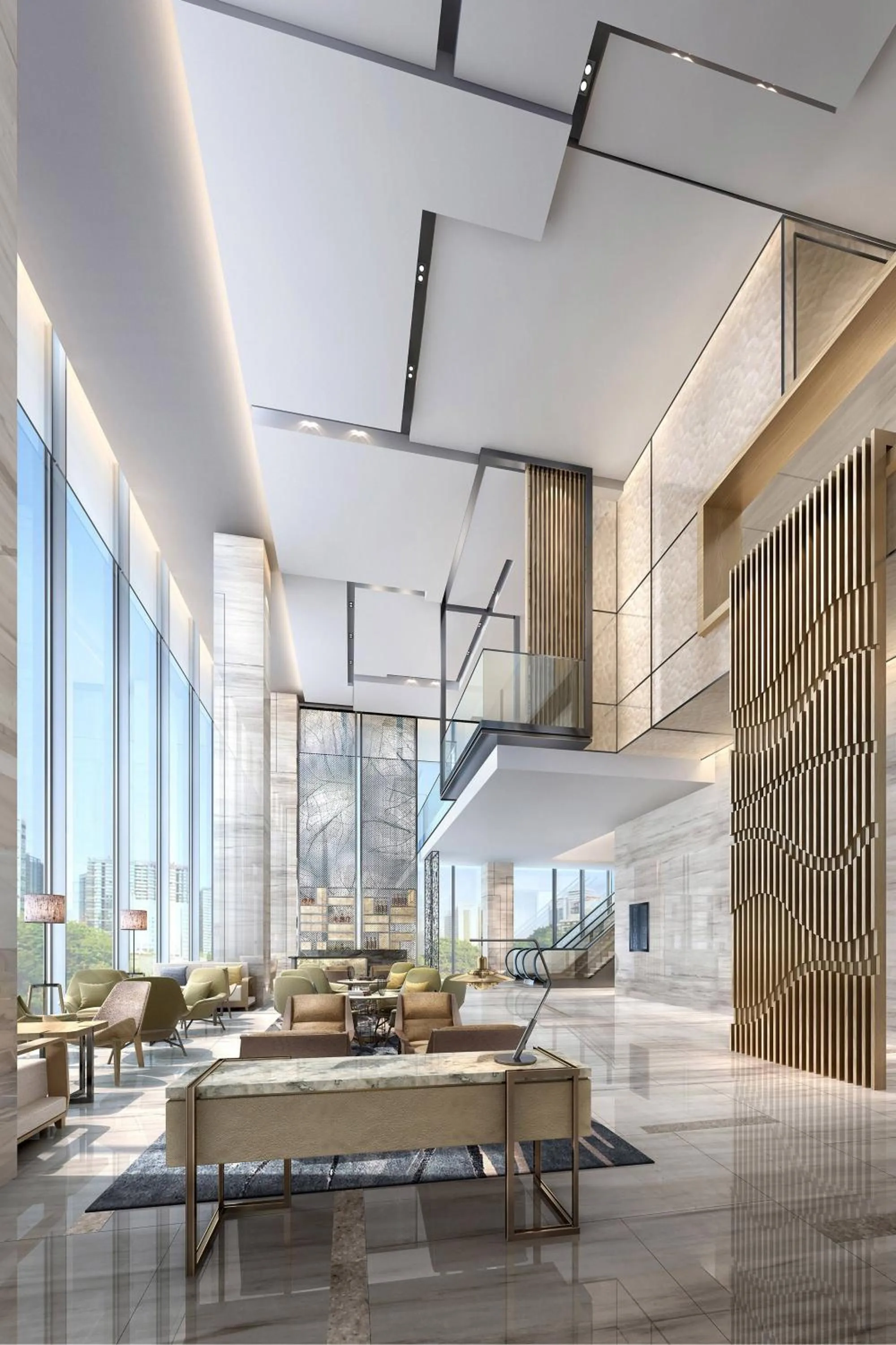 Lobby or reception in Courtyard by Marriott Shenzhen Bay