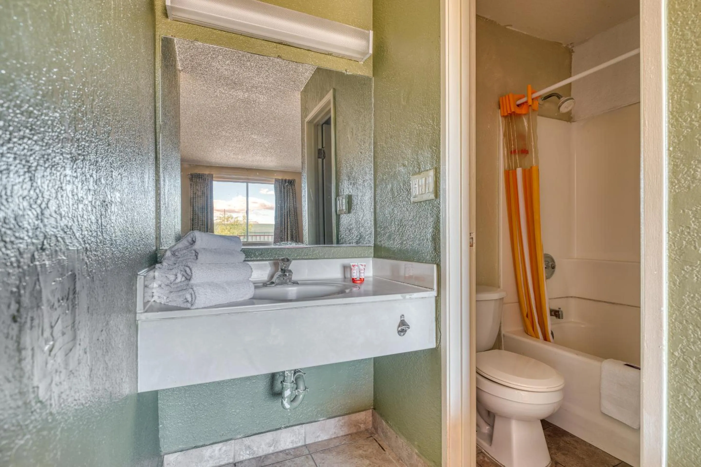 Bathroom in OYO Hotel Tucson Downtown