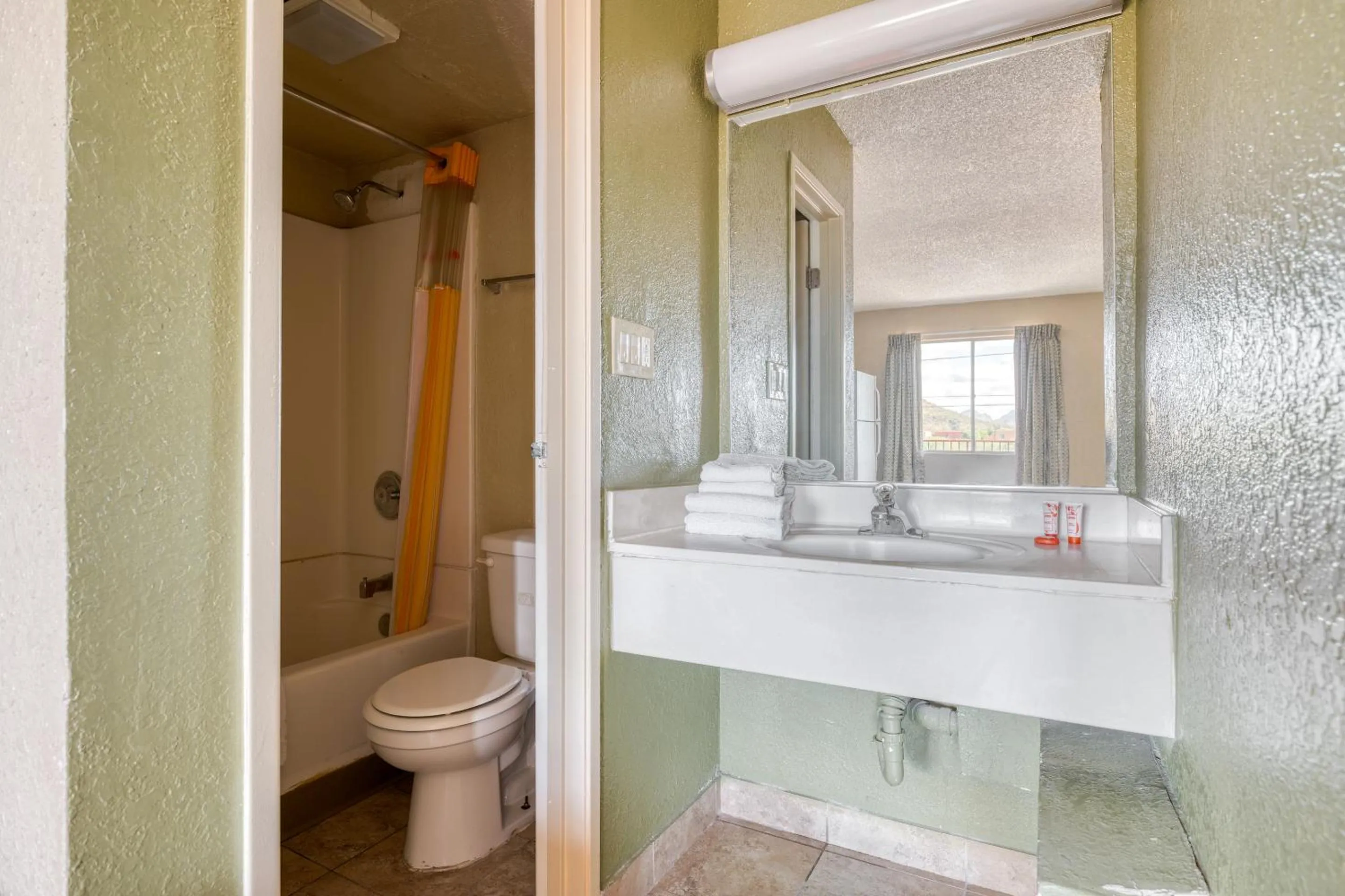 Bathroom in OYO Hotel Tucson Downtown