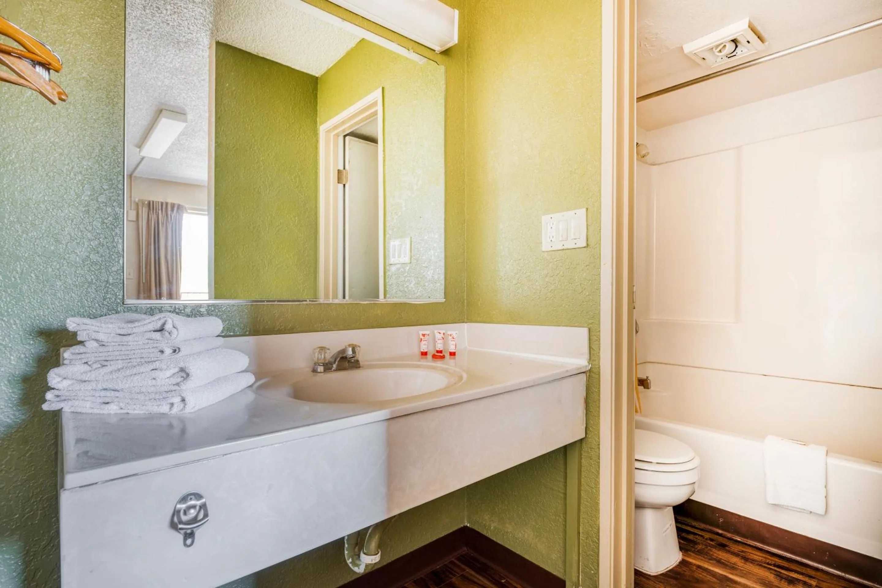 Bathroom in OYO Hotel Tucson Downtown