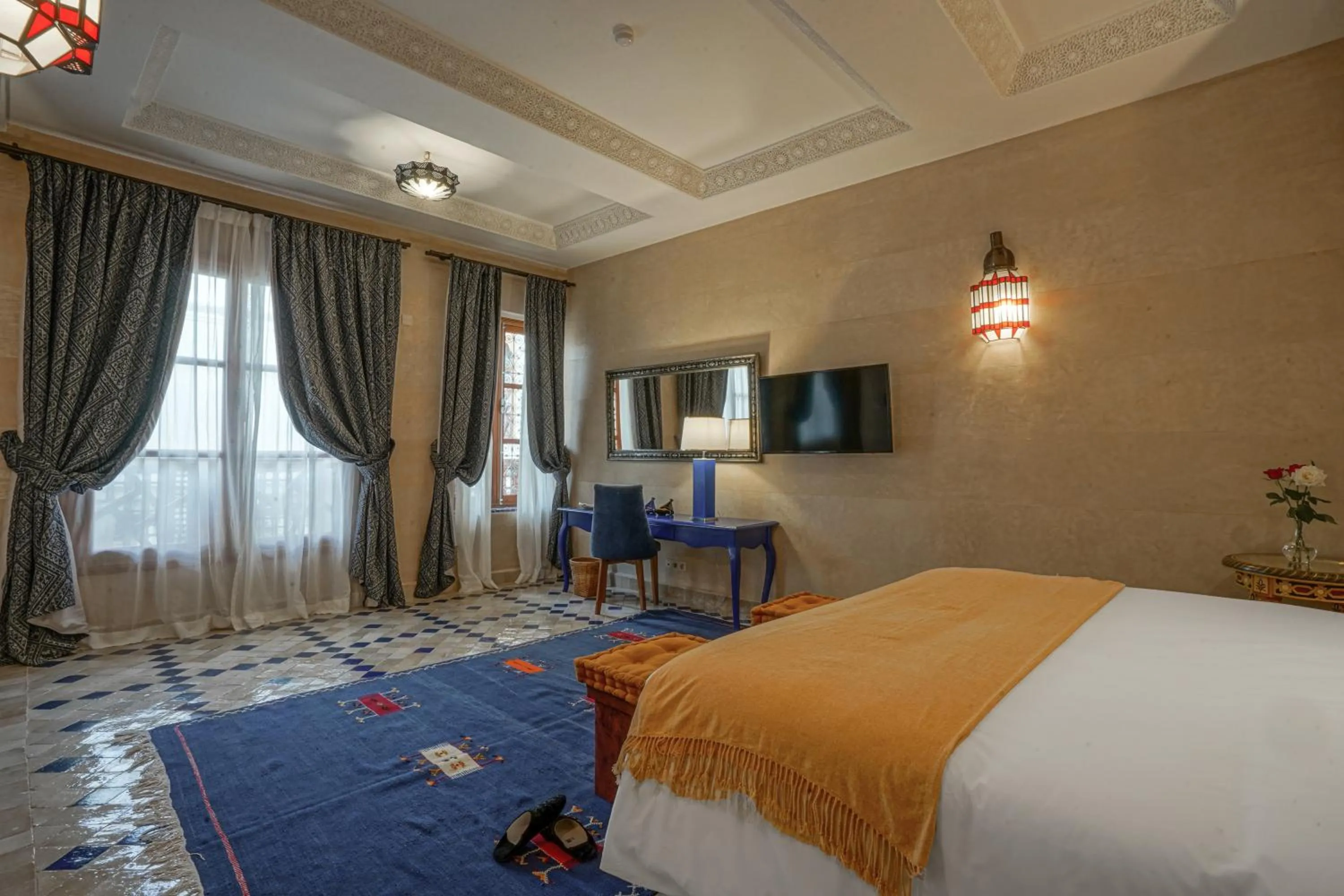 Bedroom, Bed in Algilà Fes Riad Medina Charme Hotel