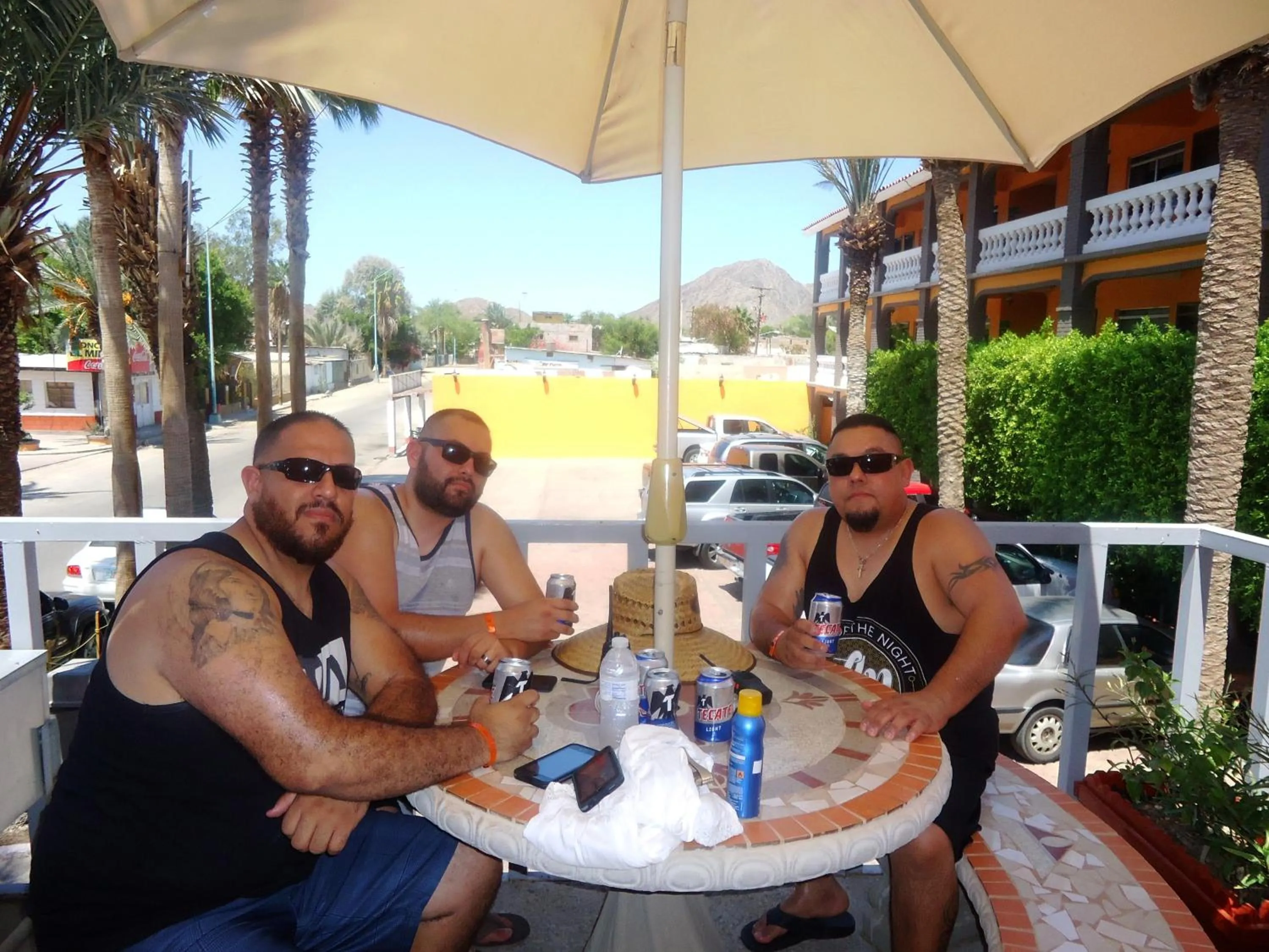 Balcony/Terrace in Hotel La Hacienda de la Langosta Roja