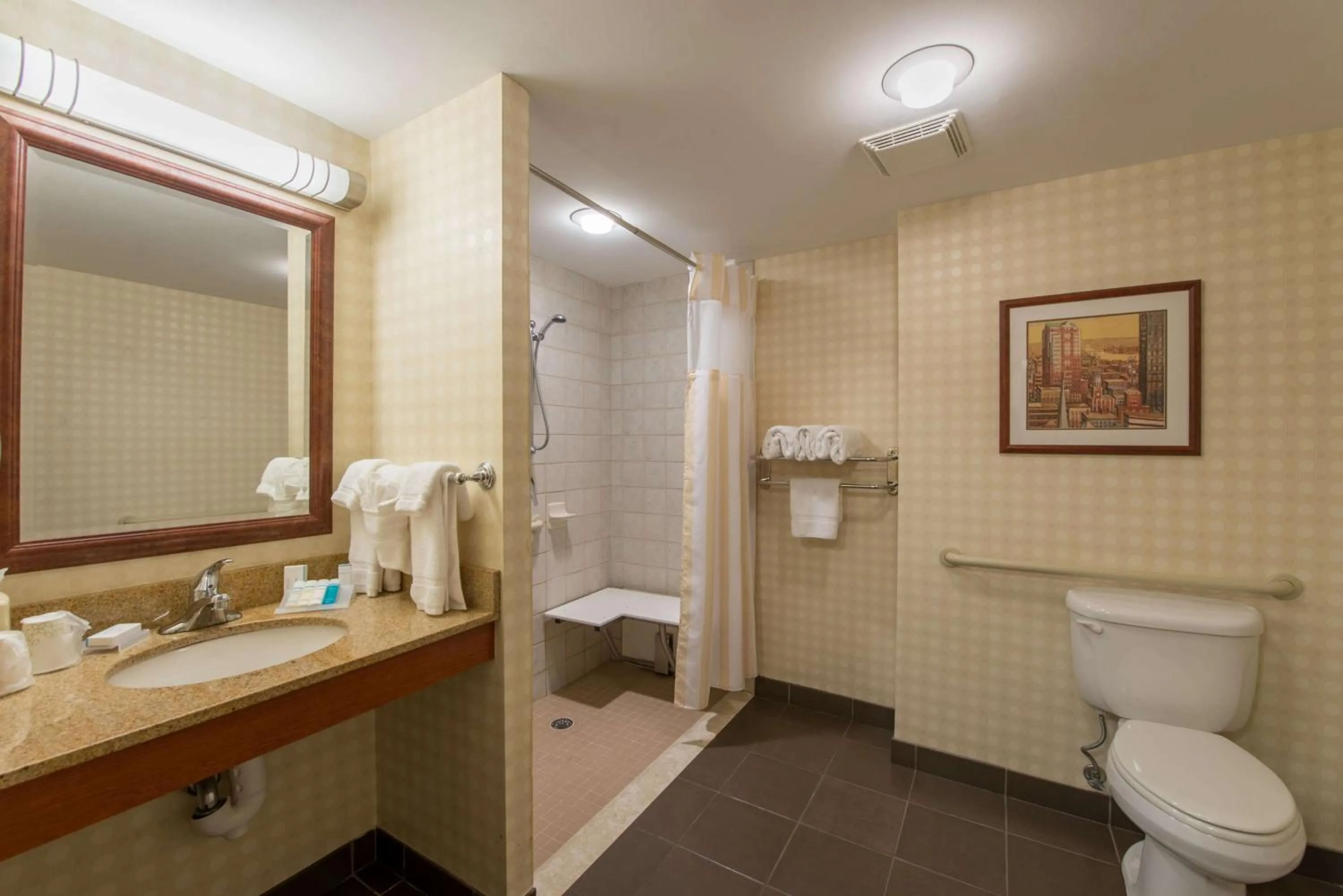 Bathroom in Hilton Garden Inn Manchester Downtown