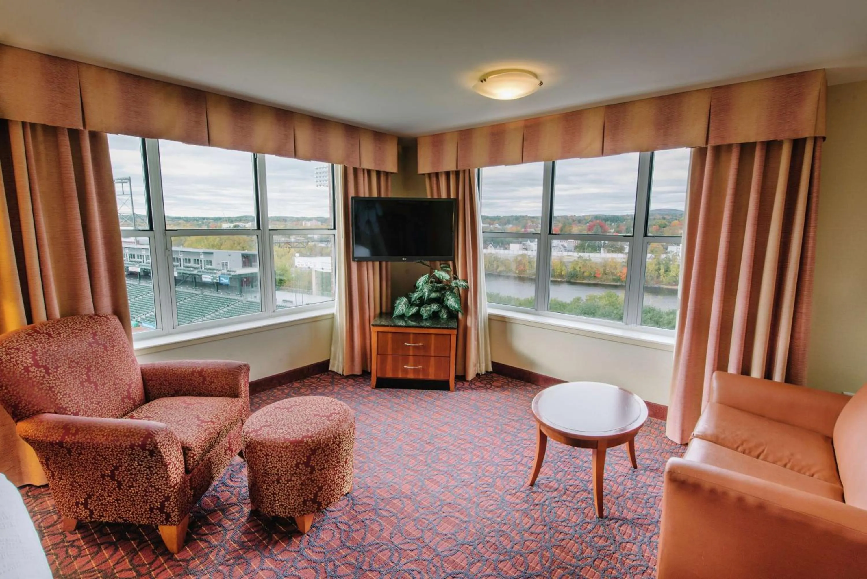 Living room in Hilton Garden Inn Manchester Downtown
