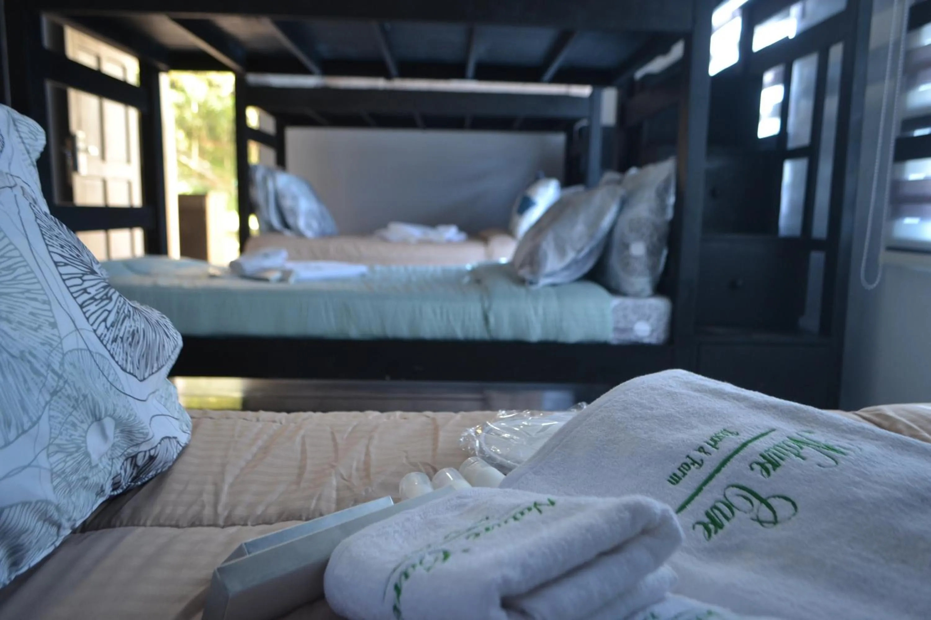 Bed in Nature Care Resort and Farm