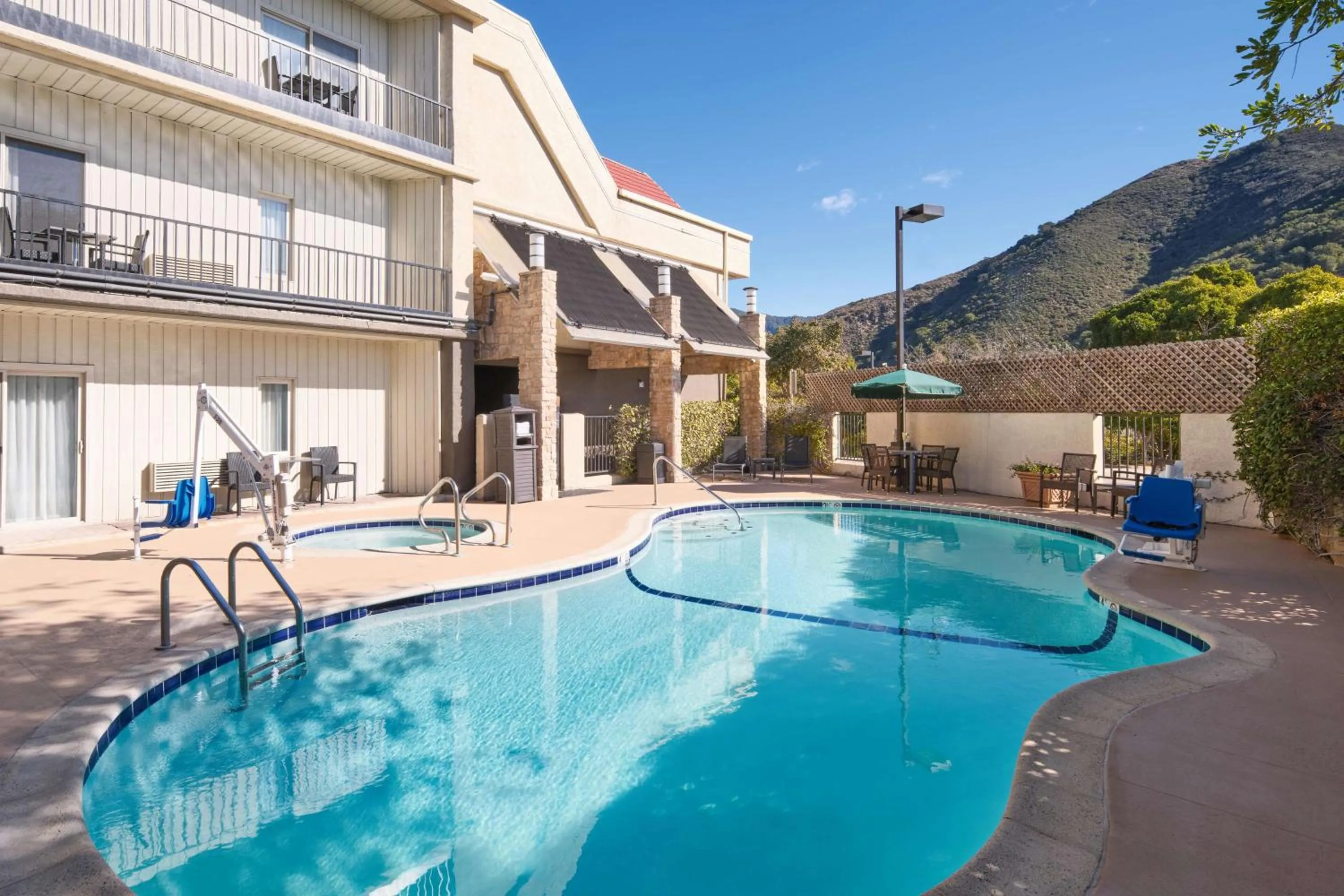 Pool view in La Cuesta Inn, BW Signature Collection
