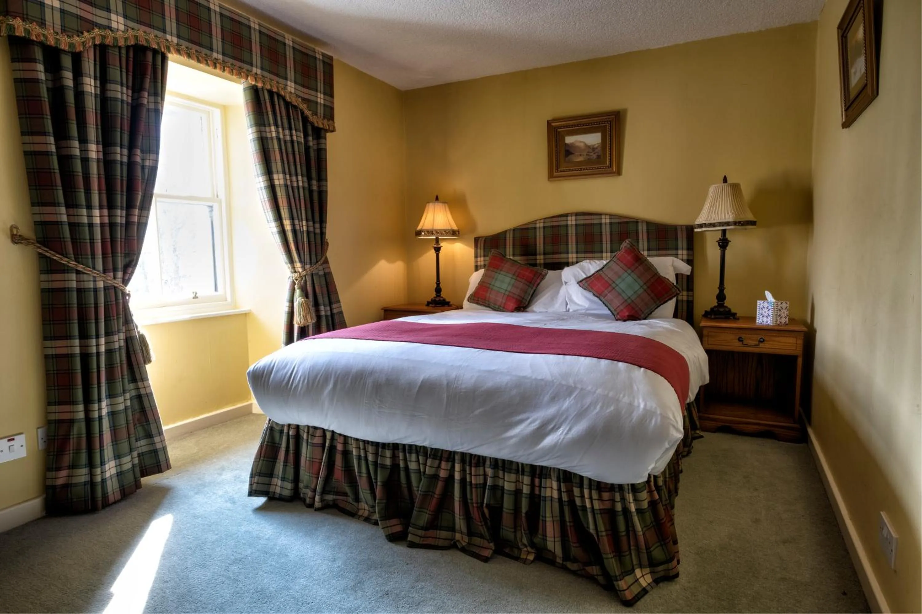 Bed in Altnaharra Hotel