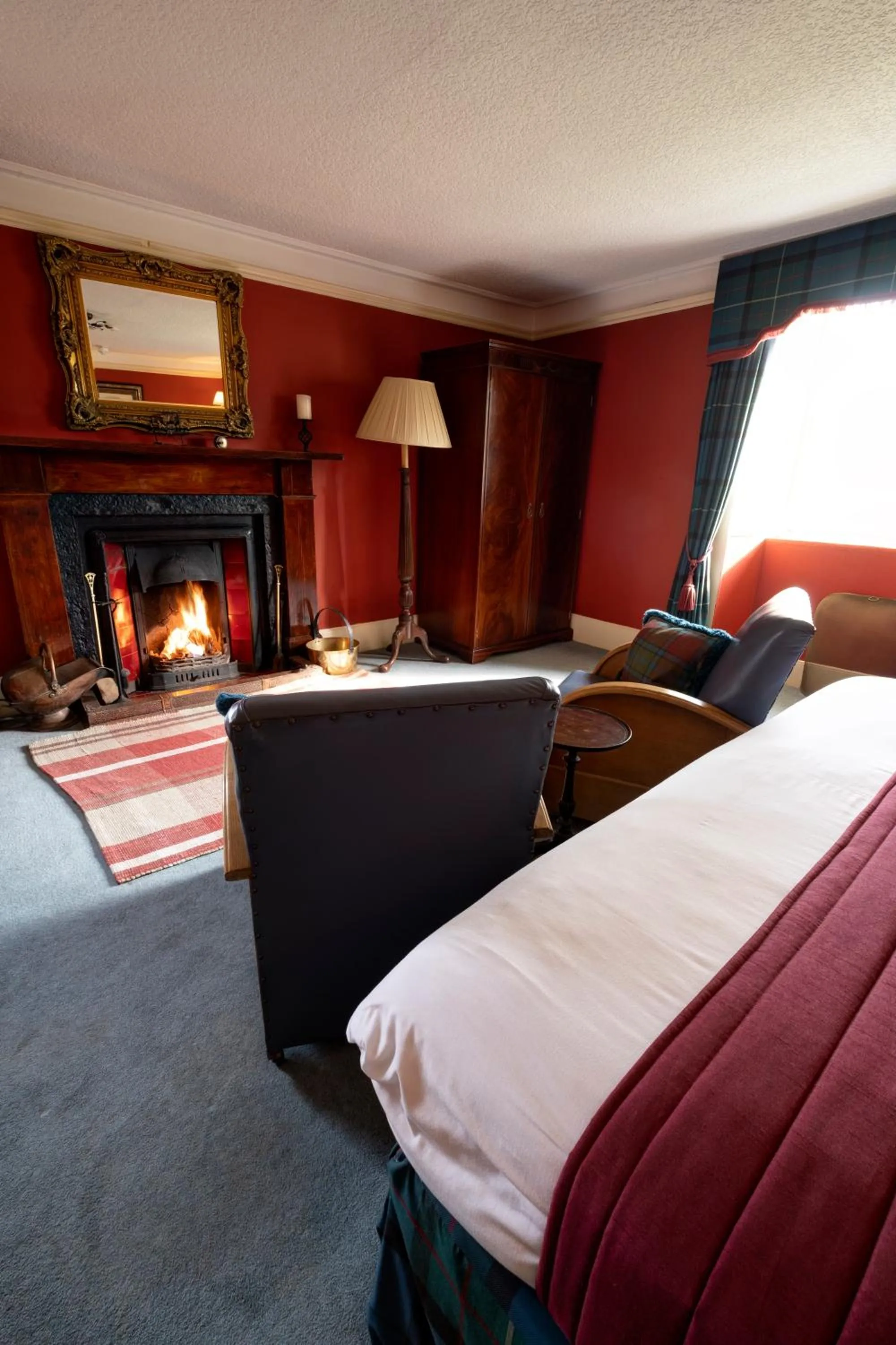 Bed in Altnaharra Hotel