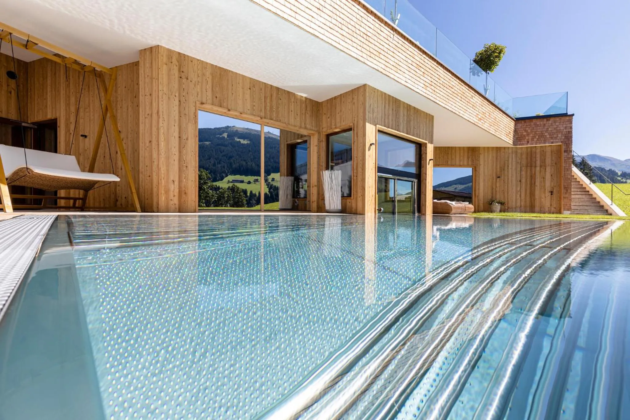 Hot Tub in Alpbacherhof Mountain & Spa Resort