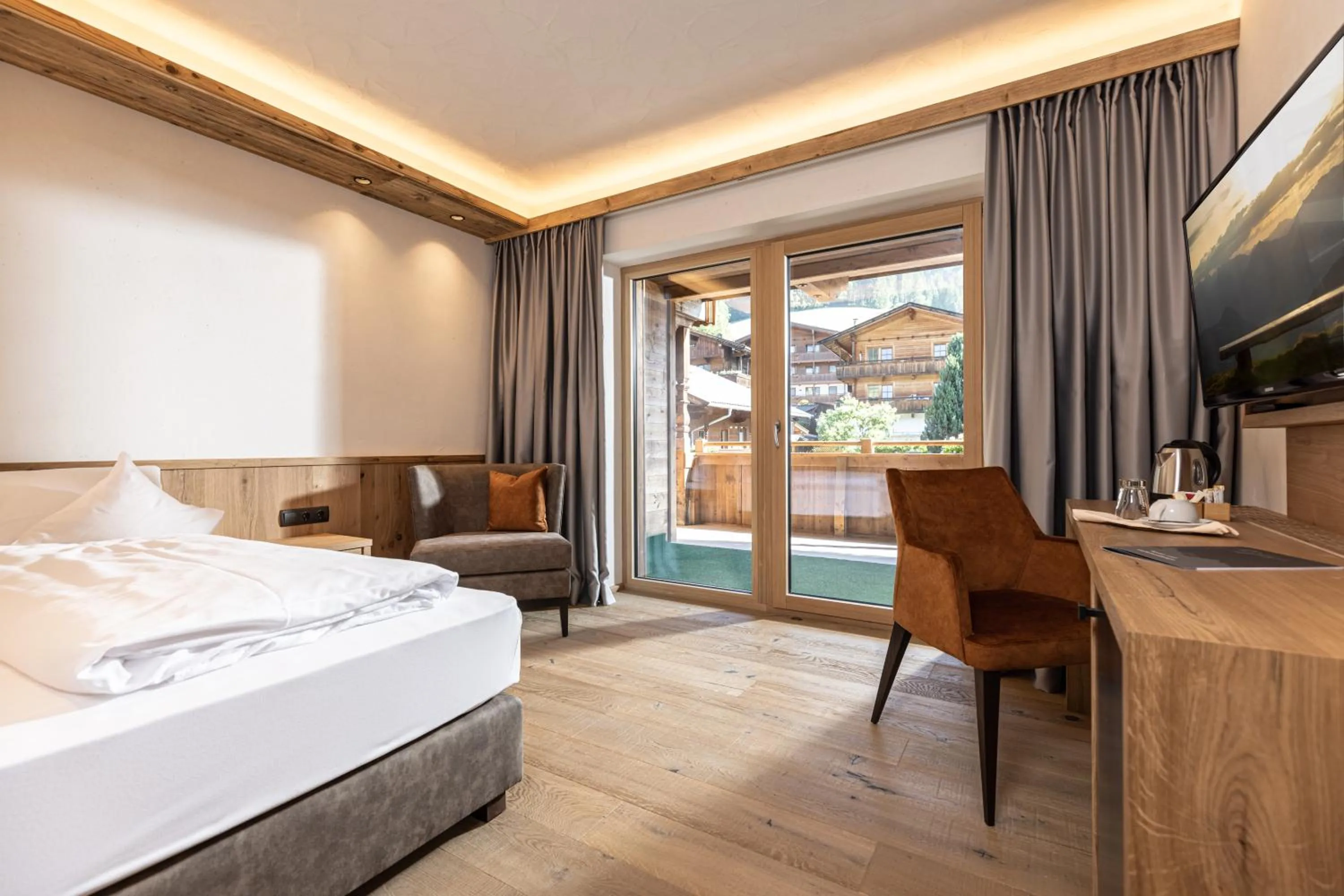 Bed in Alpbacherhof Mountain & Spa Resort