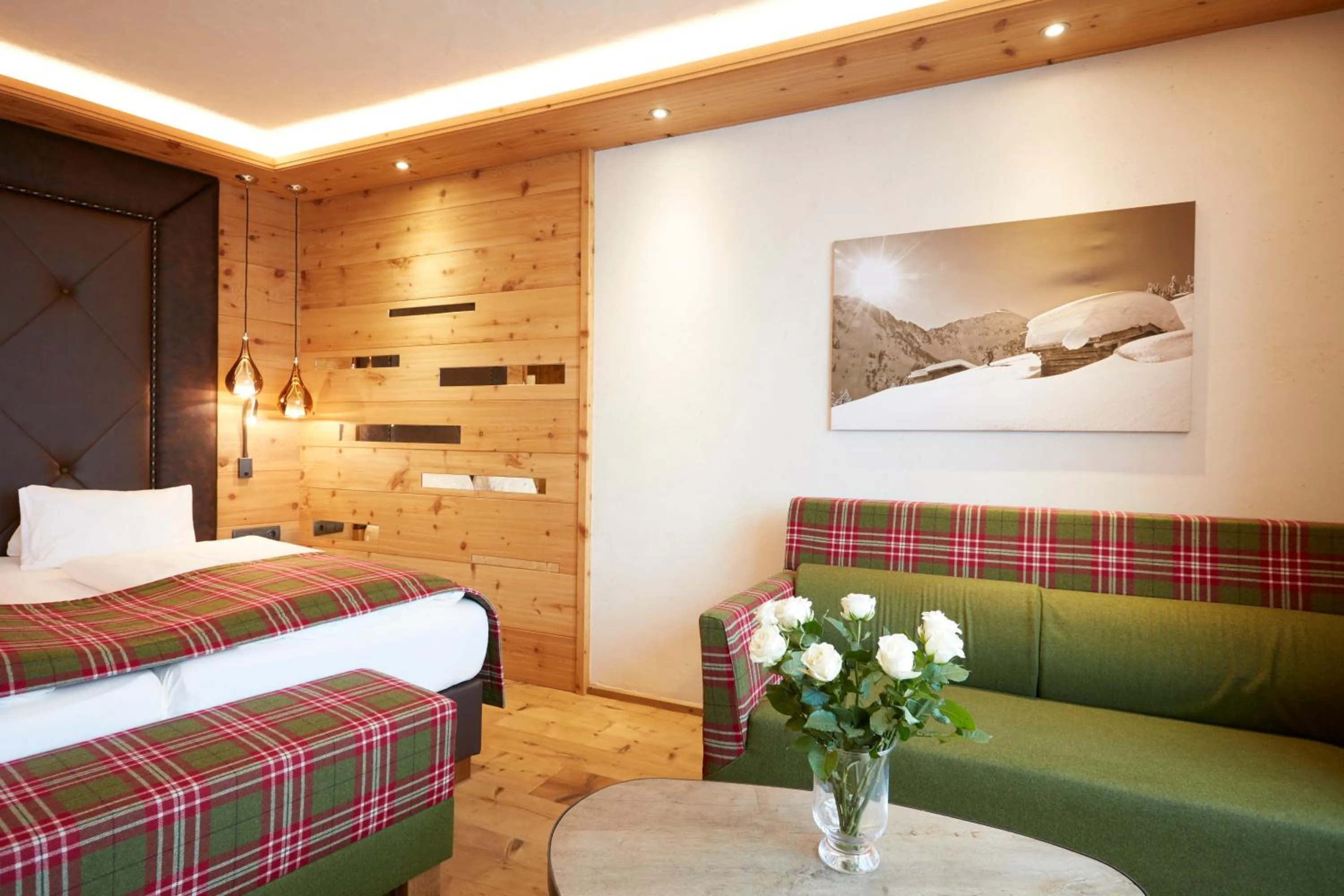 Bed in Alpbacherhof Mountain & Spa Resort