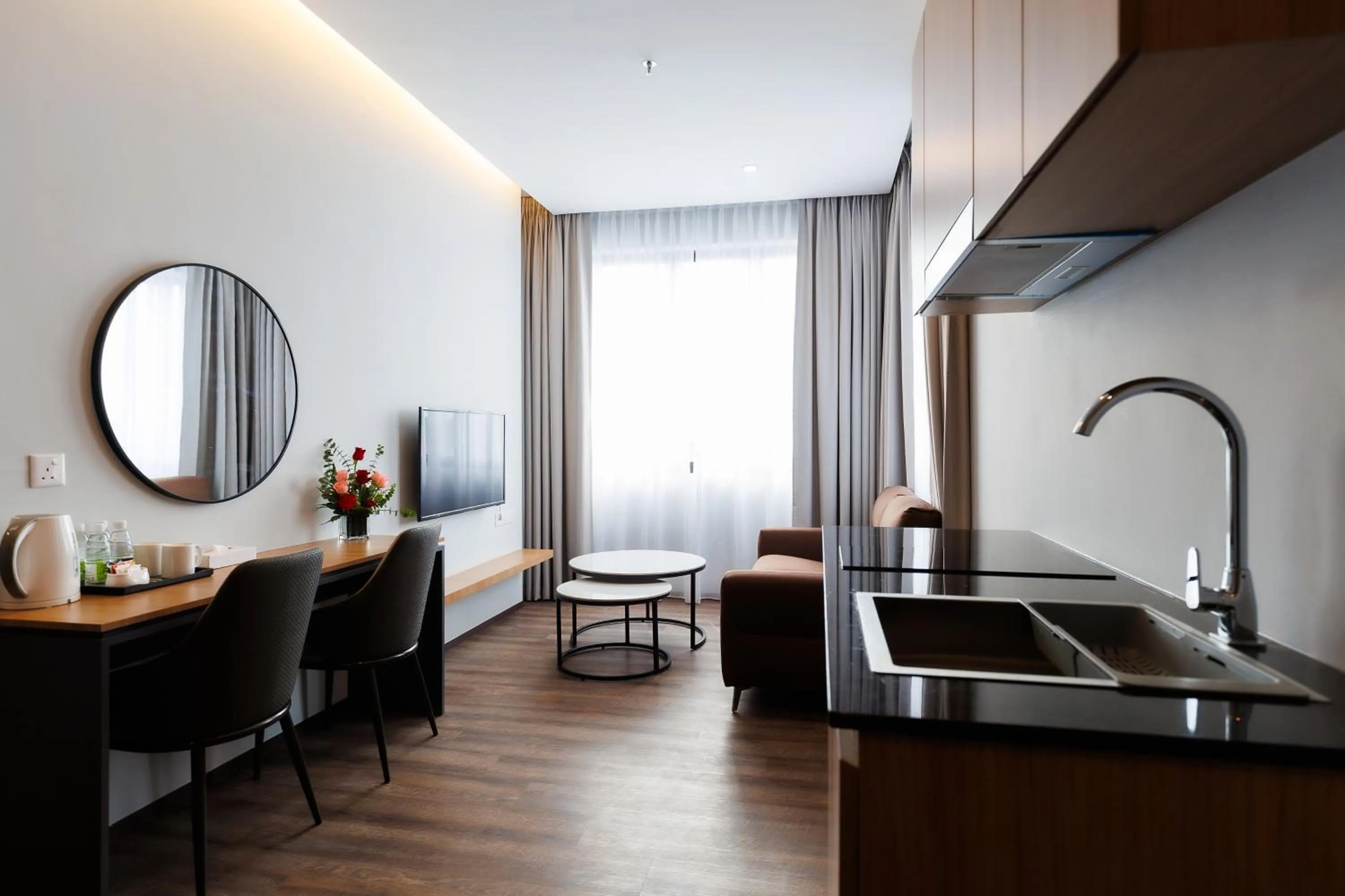 Kitchen or kitchenette in 56 Hotel