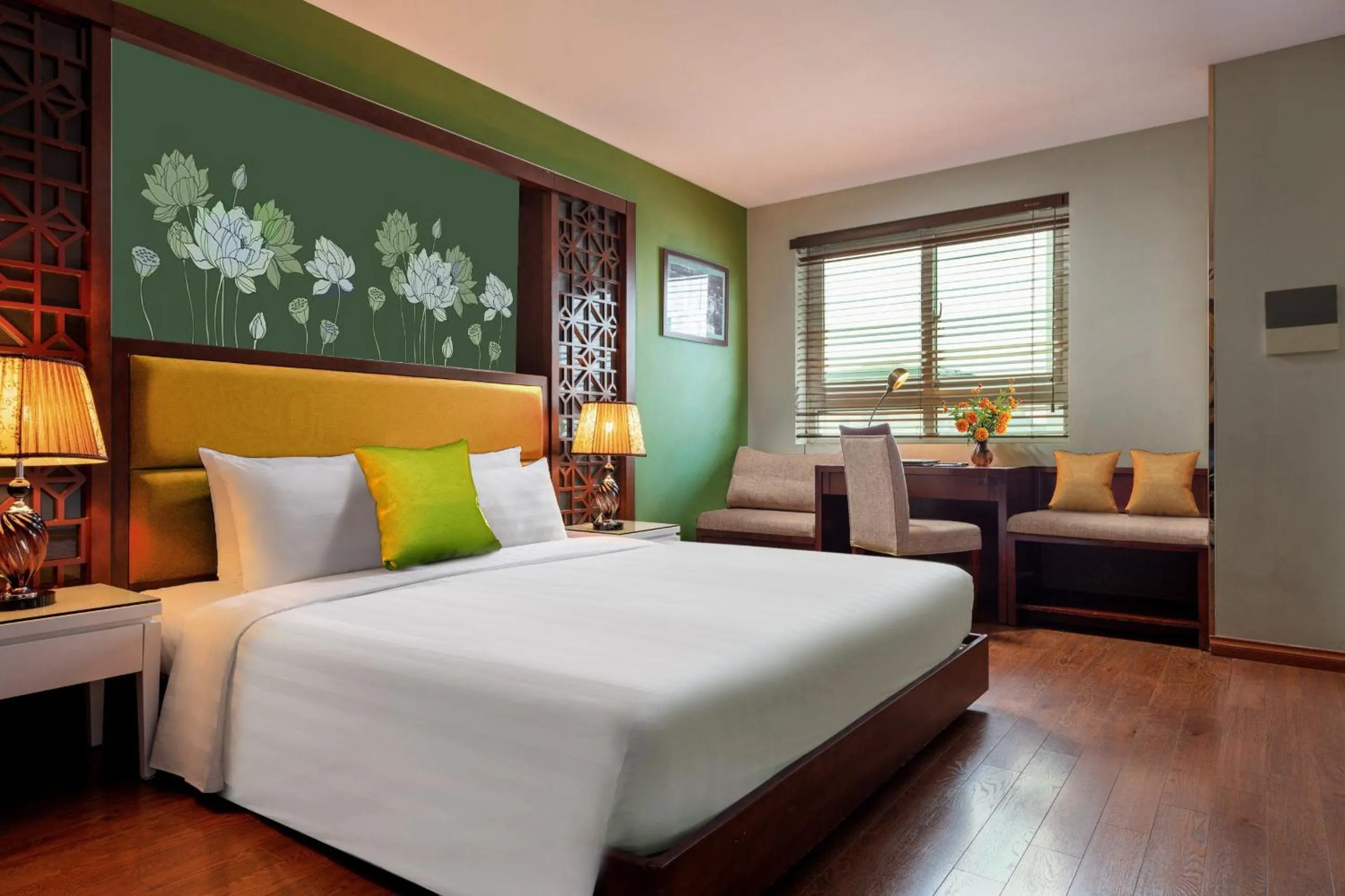 Bed in Skylark Hotel