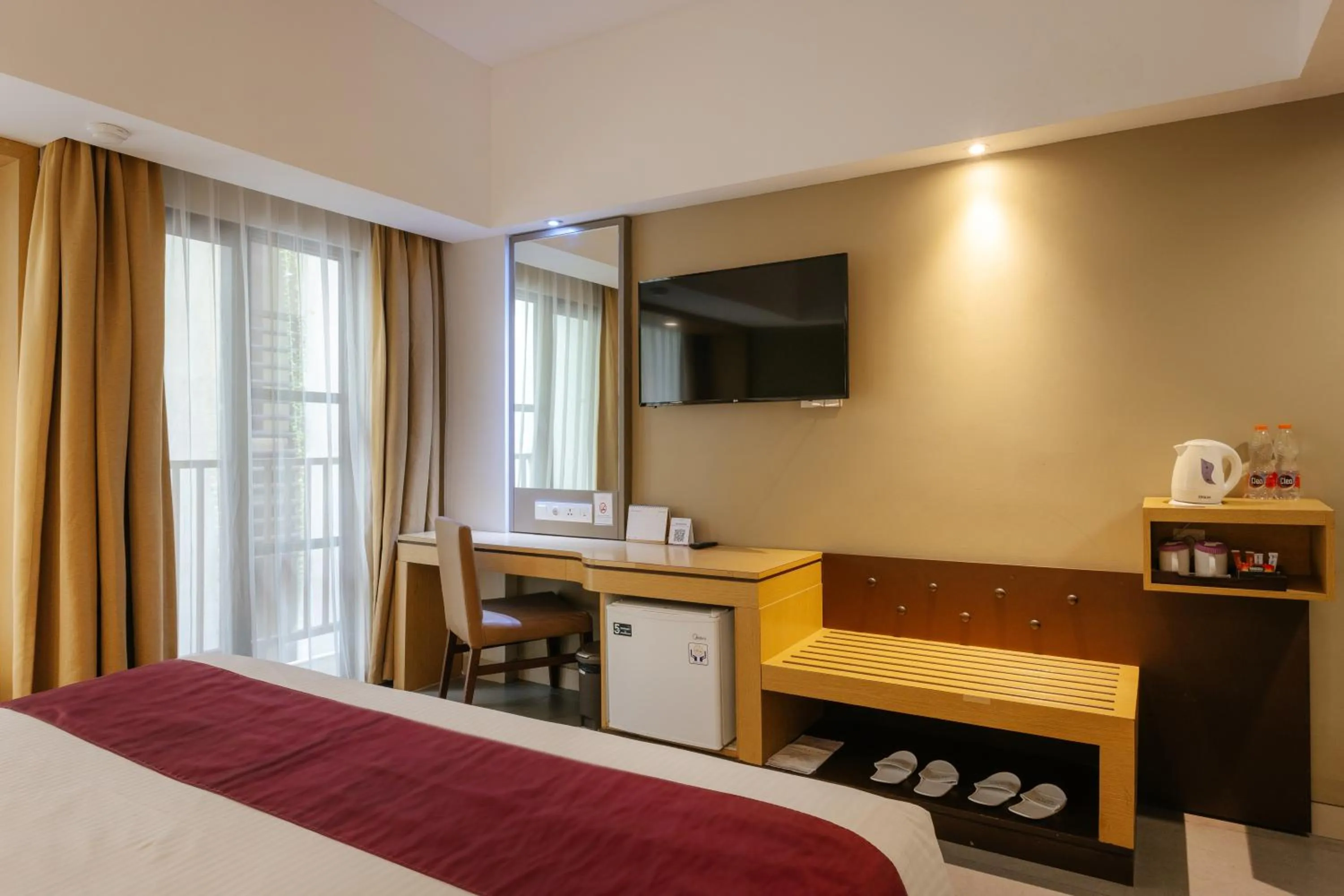 Bedroom, Bed in Horison Ultima Seminyak Bali - CHSE Certified