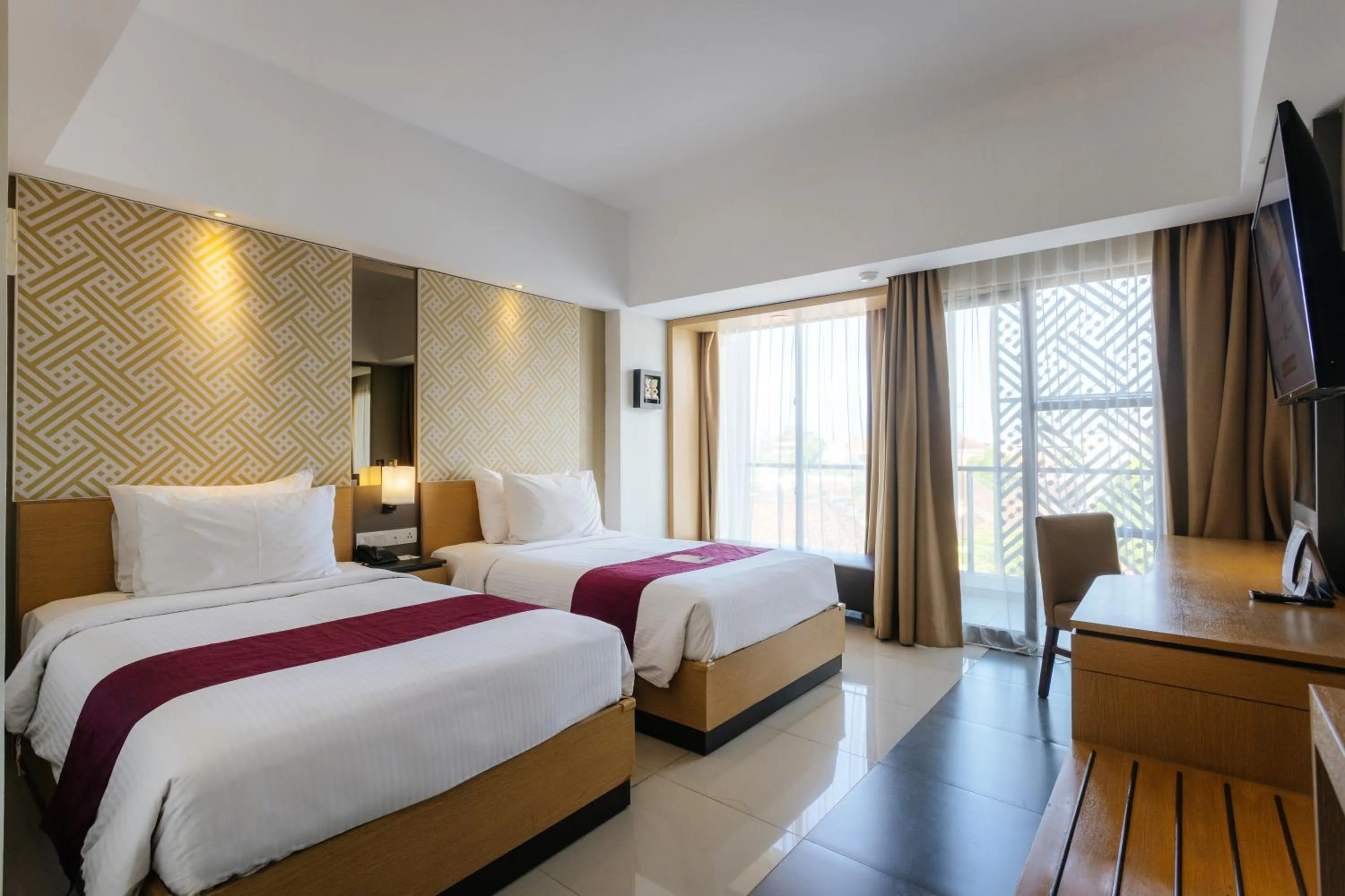 Bedroom, Bed in Horison Ultima Seminyak Bali - CHSE Certified