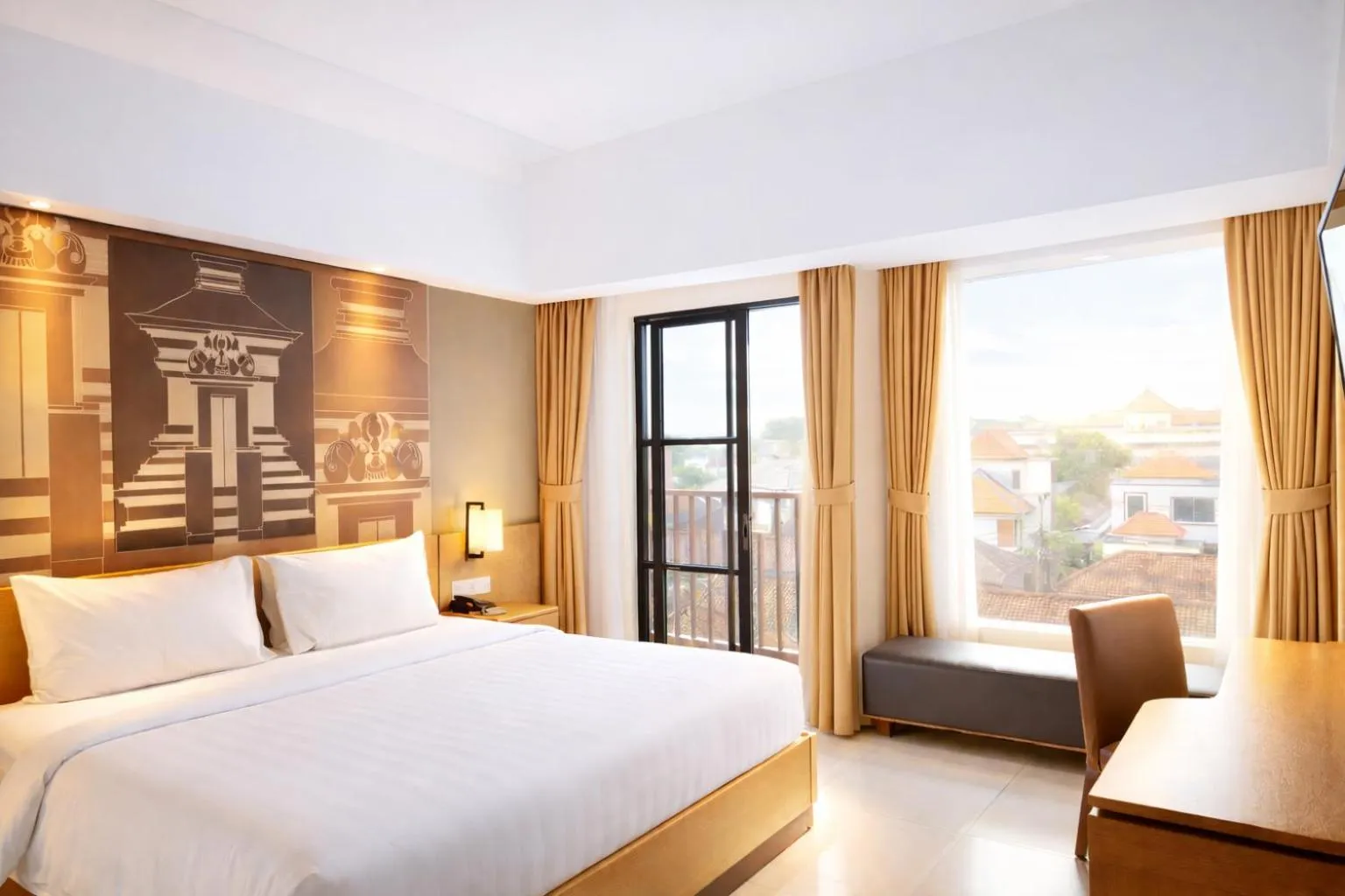 Bedroom, Bed in Horison Ultima Seminyak Bali - CHSE Certified