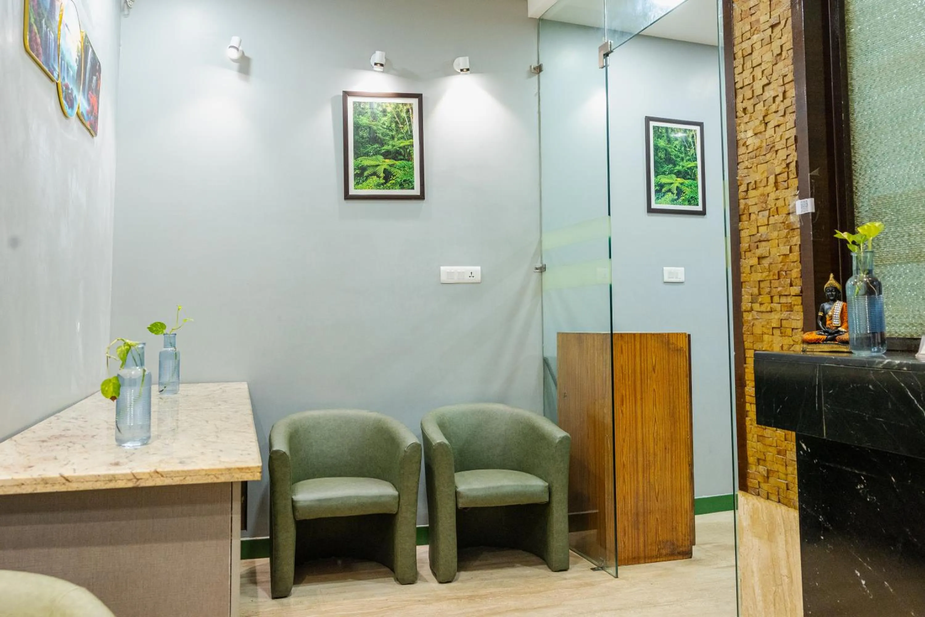 Lobby or reception in Rupam Hotel