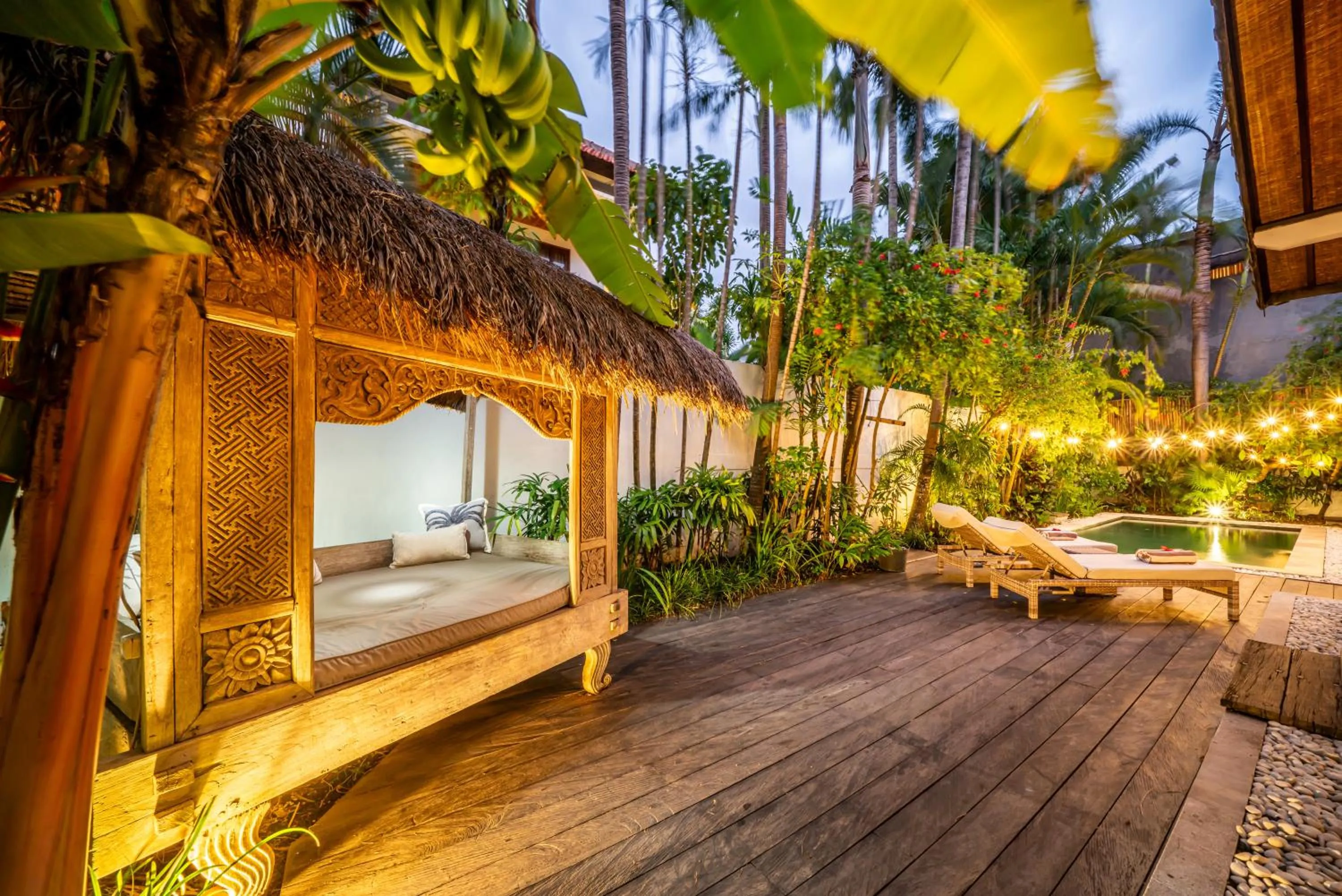 Patio in Villa Koala, 2Br Close to W, Potato Head and Shi Shi