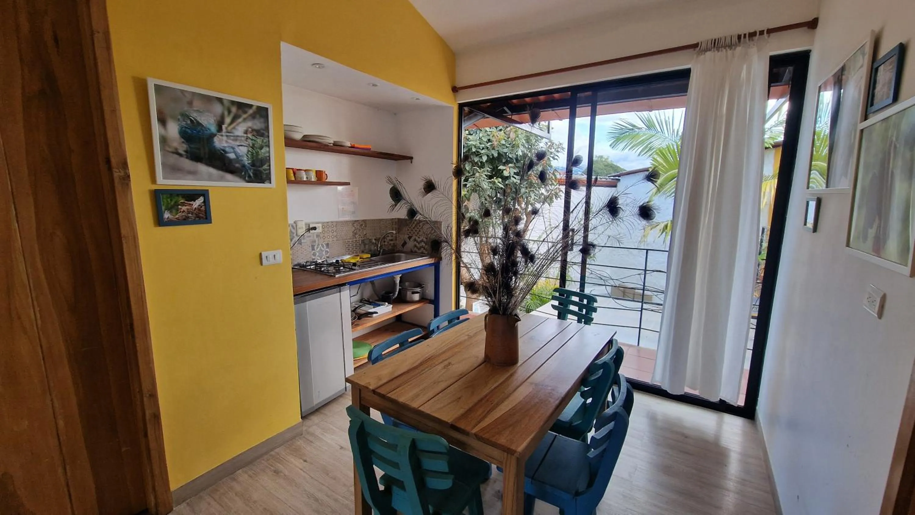 Kitchen or kitchenette in Hotel La Caracola Salento