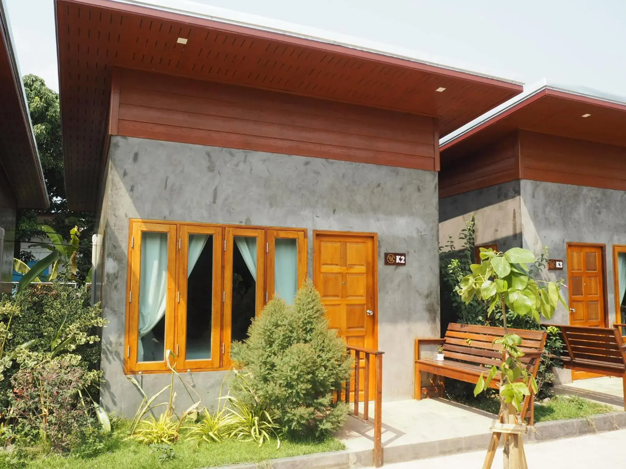 Deluxe Double Room with Balcony in NawiengkaeRiverview Resort Deluxe Double Room with Balcony in NawiengkaeRiverview Resort