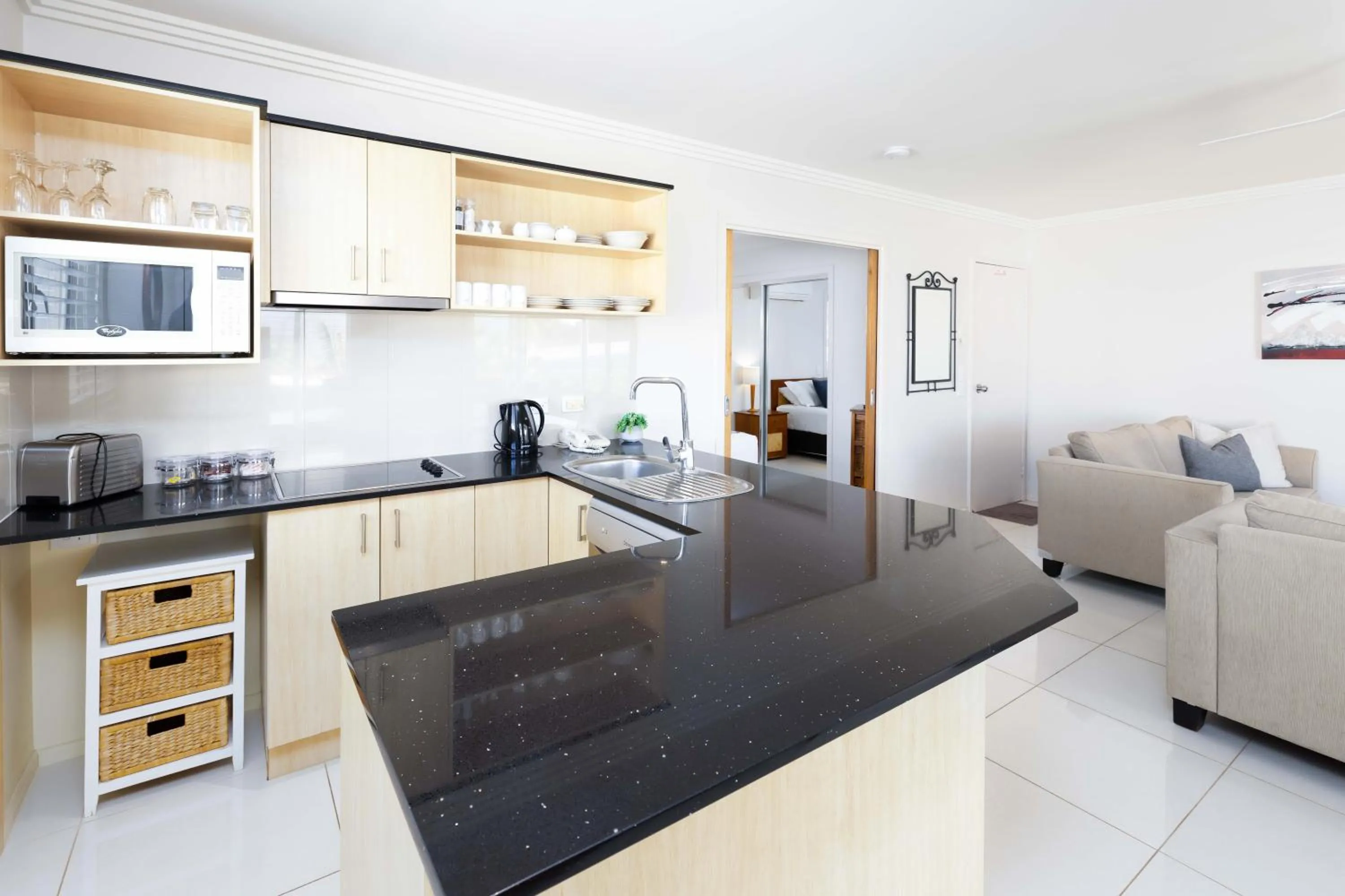Kitchen or kitchenette in Noosa River Palms