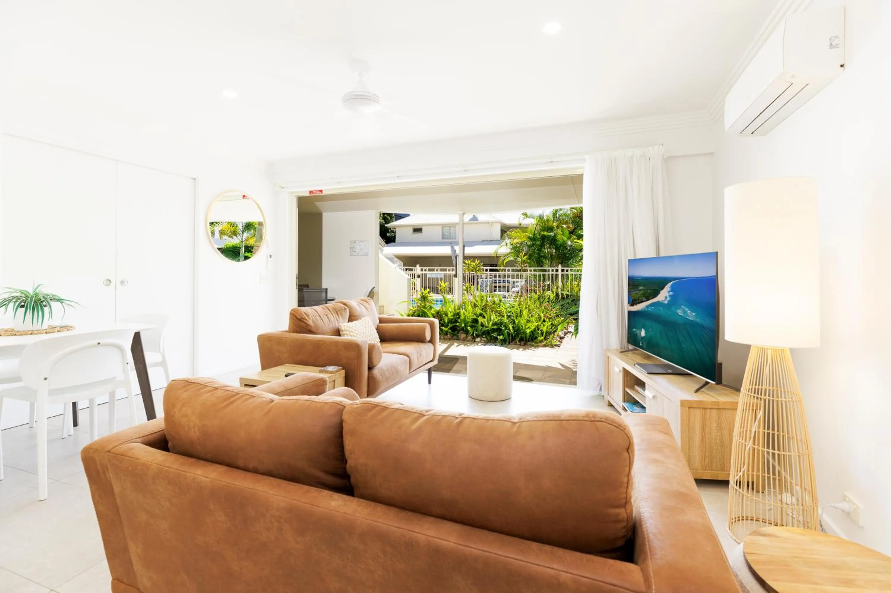 Living room in Noosa River Palms