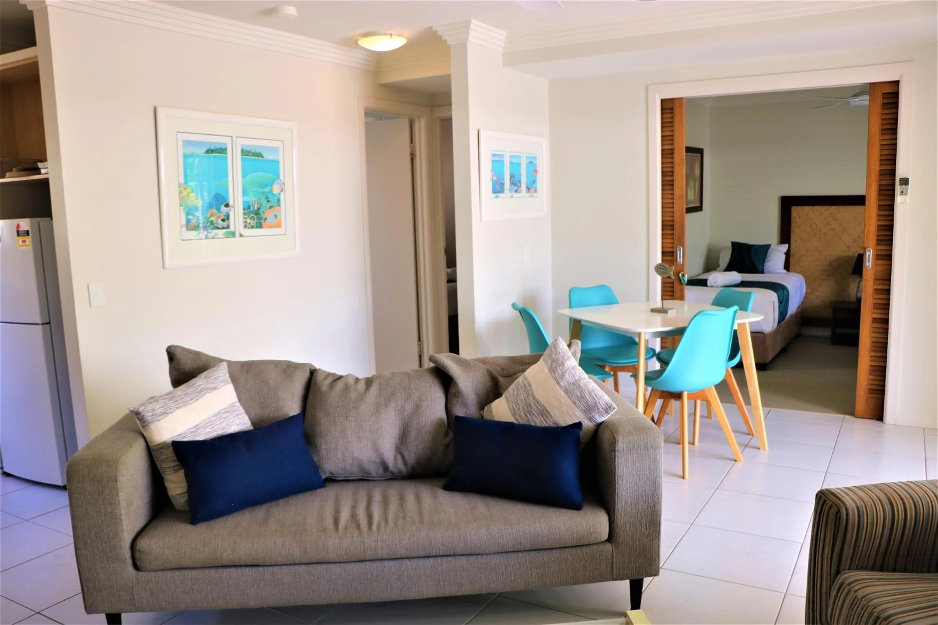 Living room in Noosa River Palms