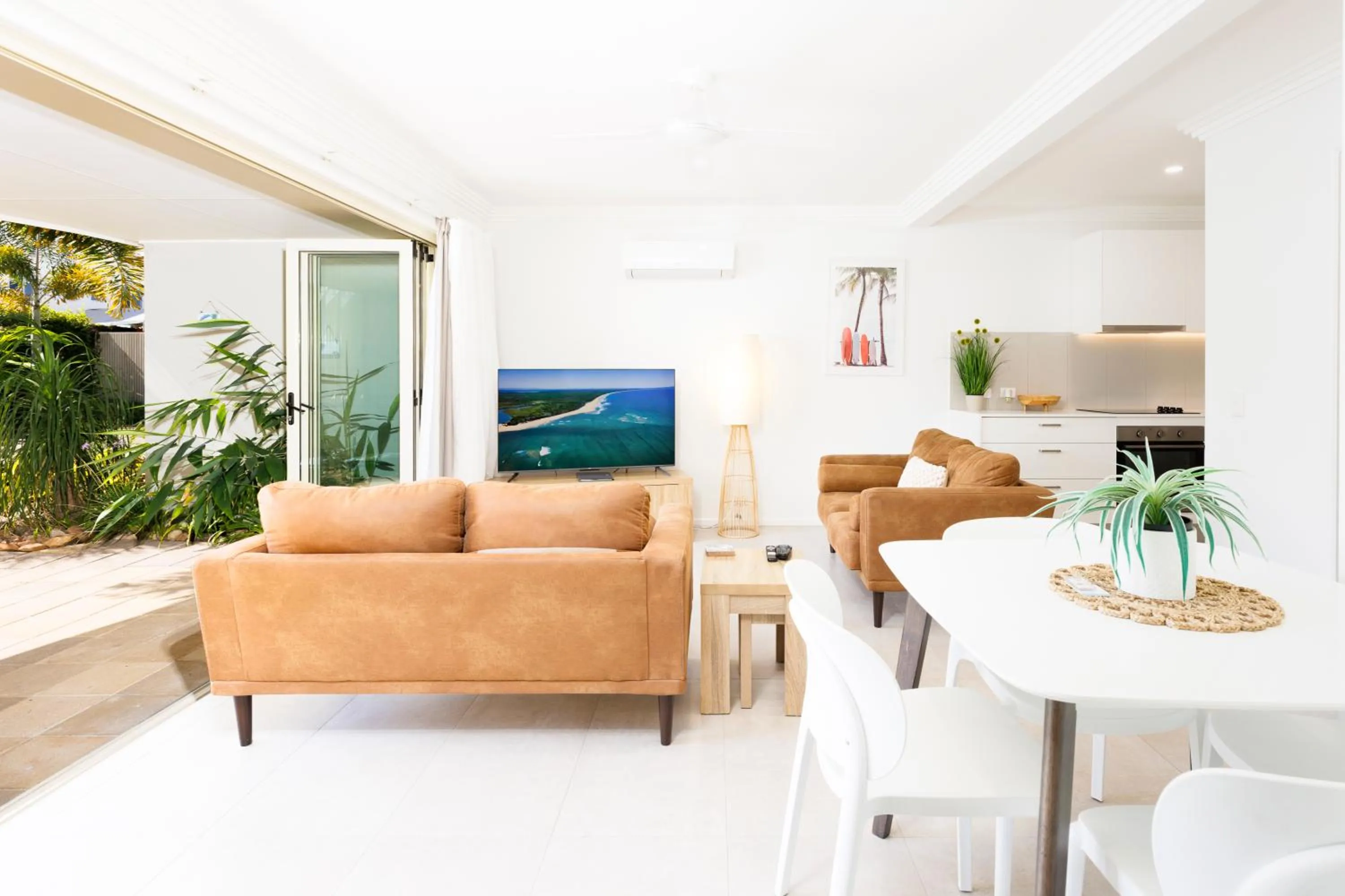 Living room in Noosa River Palms