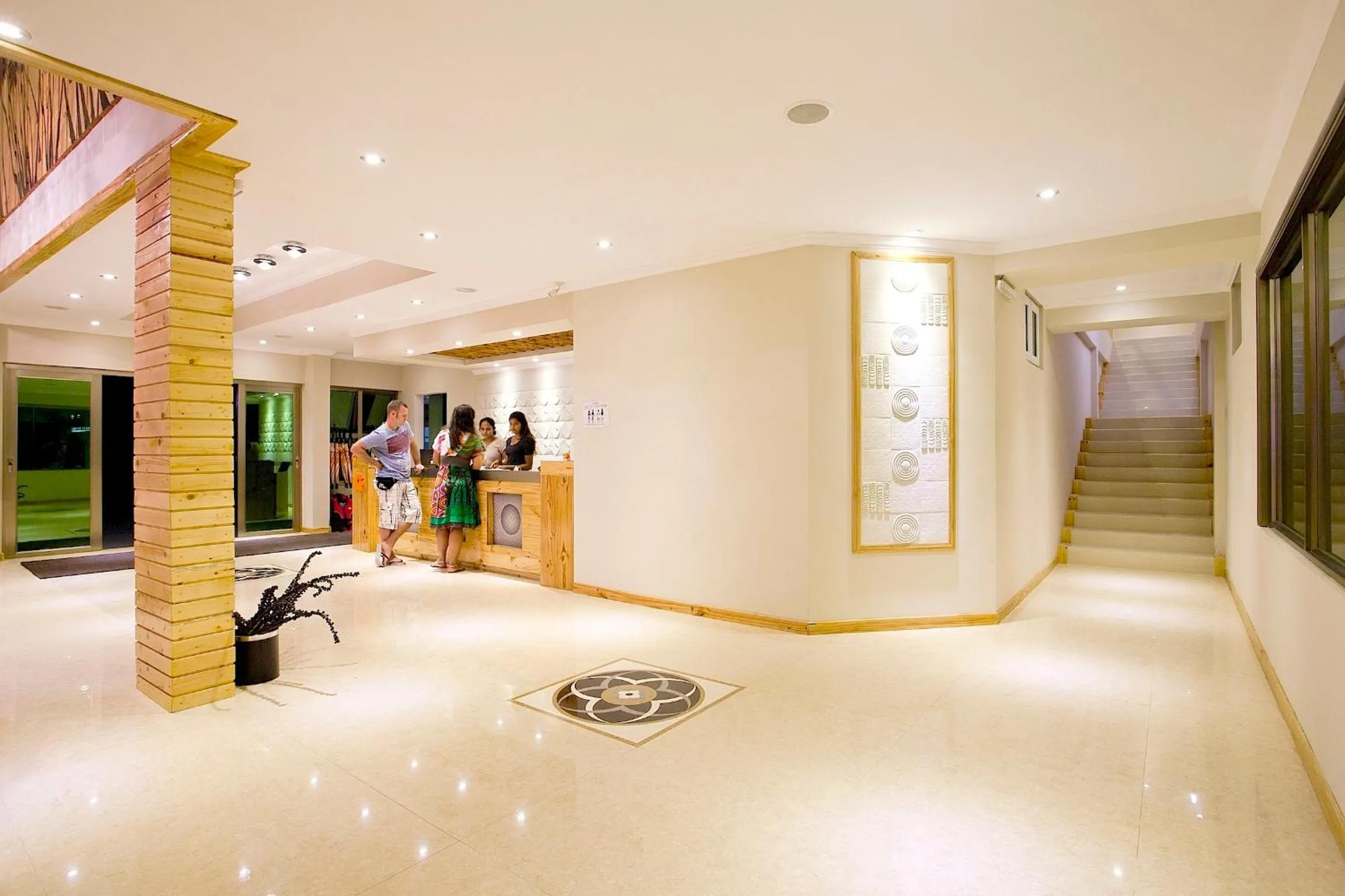 Lobby or reception in Kaani Beach Hotel