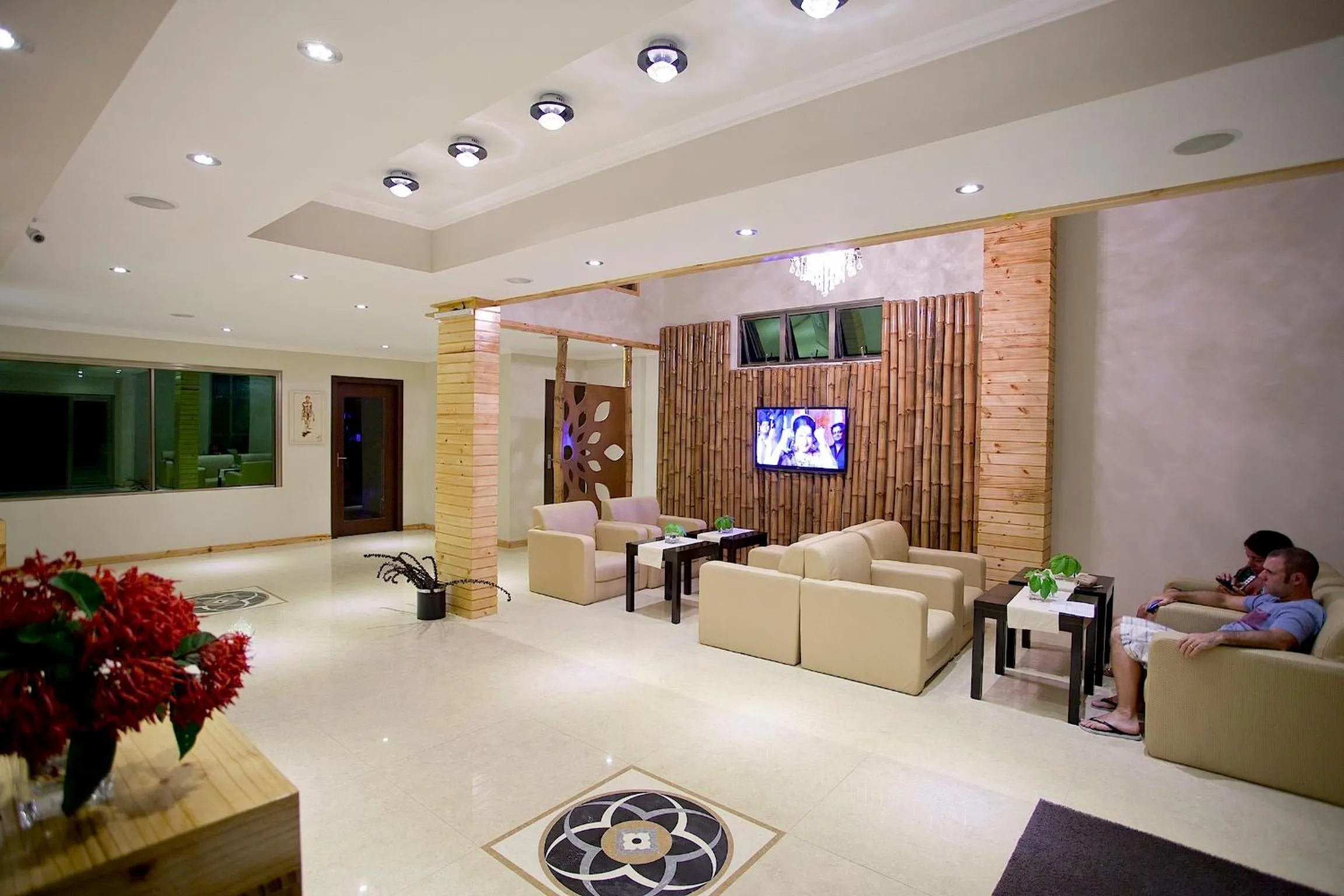 Lobby or reception in Kaani Beach Hotel