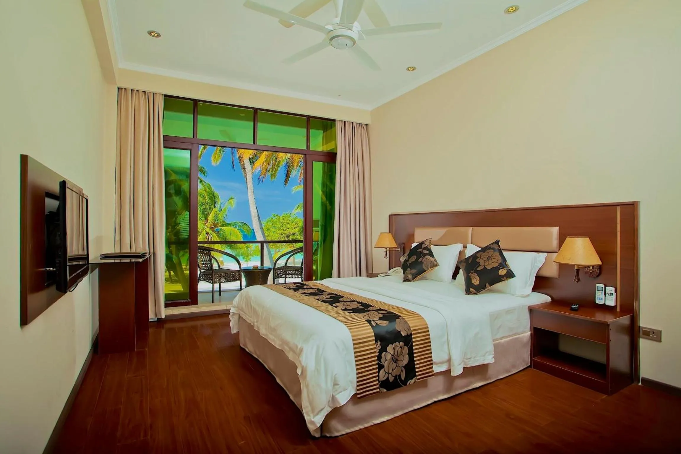 Photo of the whole room, Bed in Kaani Beach Hotel