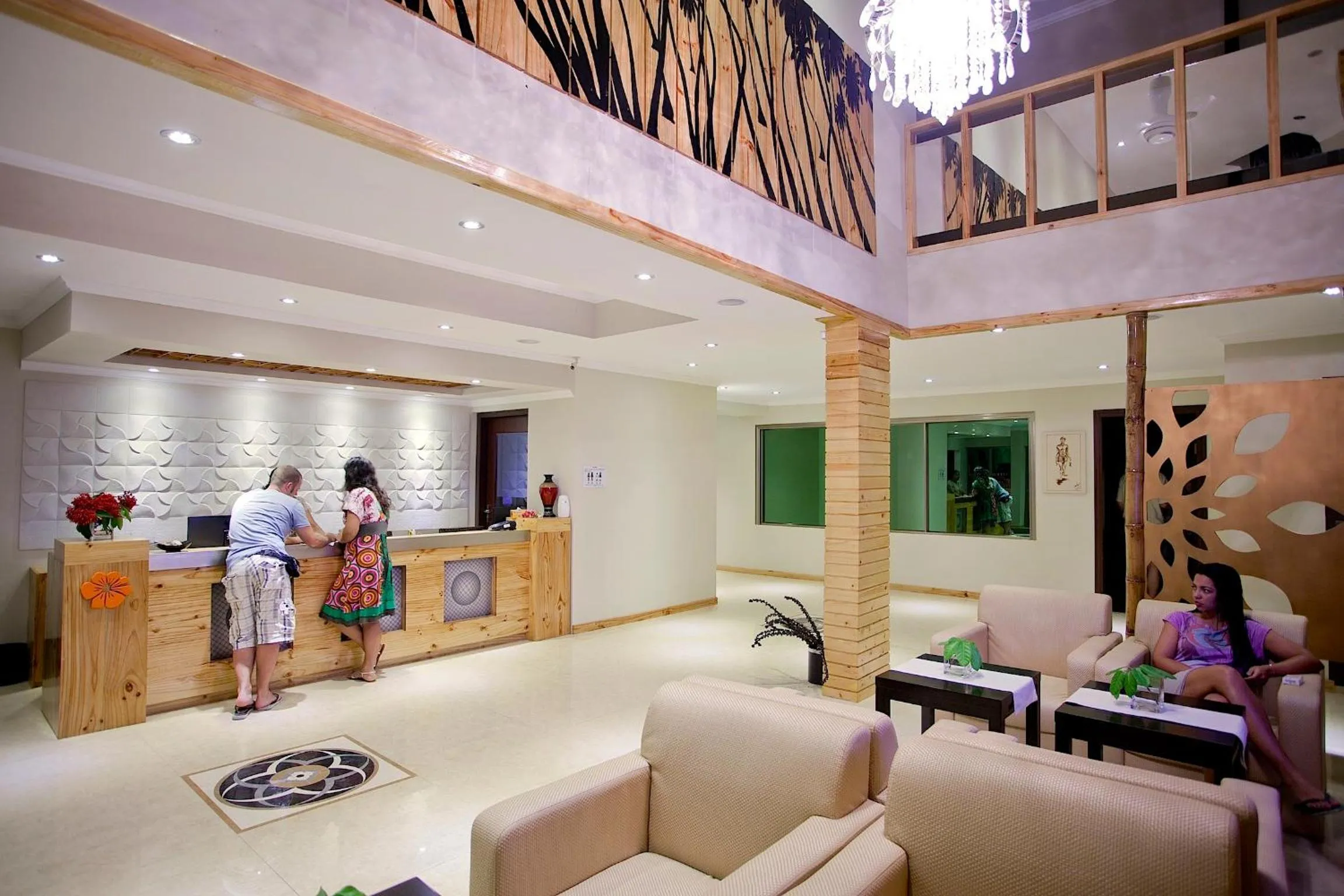 Lobby or reception in Kaani Beach Hotel