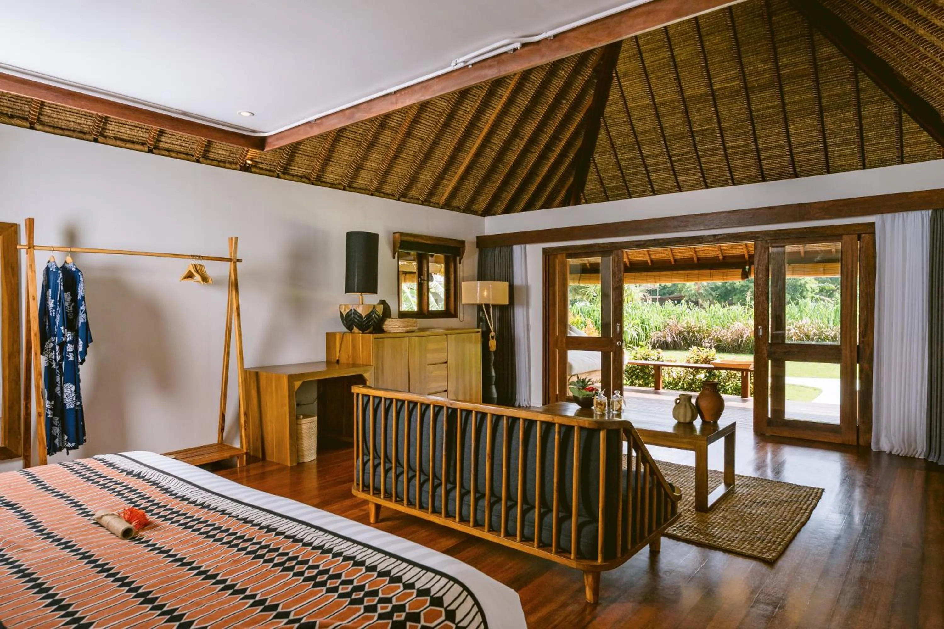 Bedroom, Bed in Pondok Santi Estate