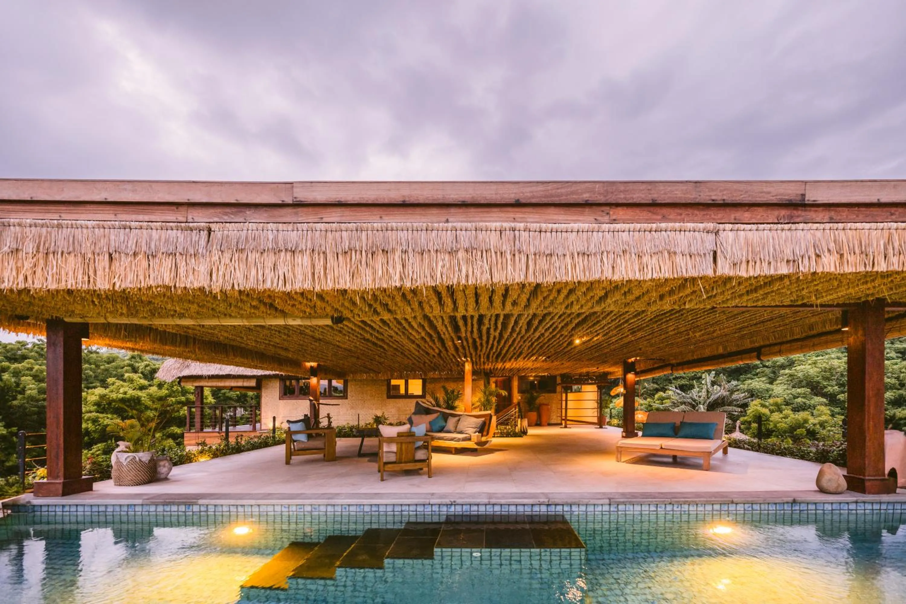 Swimming pool in Pondok Santi Estate