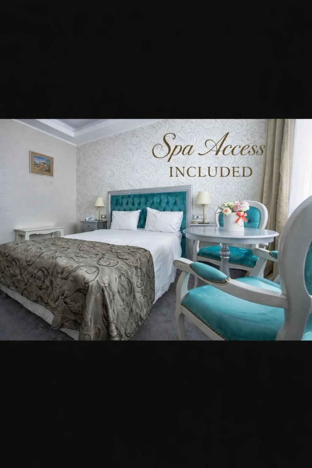 Bed in Hotel Roman by Dumbrava Business Resort