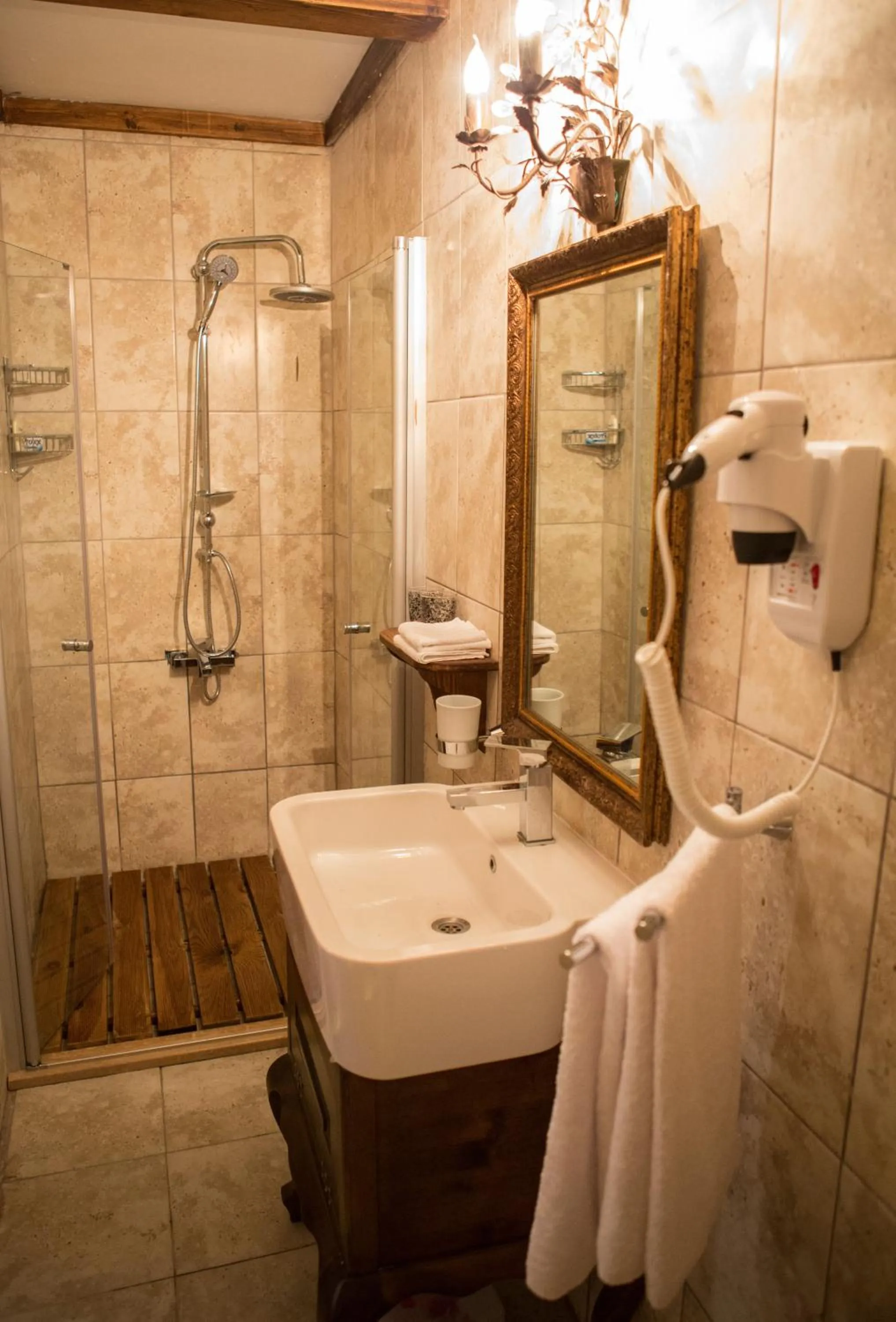 Shower in kyrenia palace boutique hotel